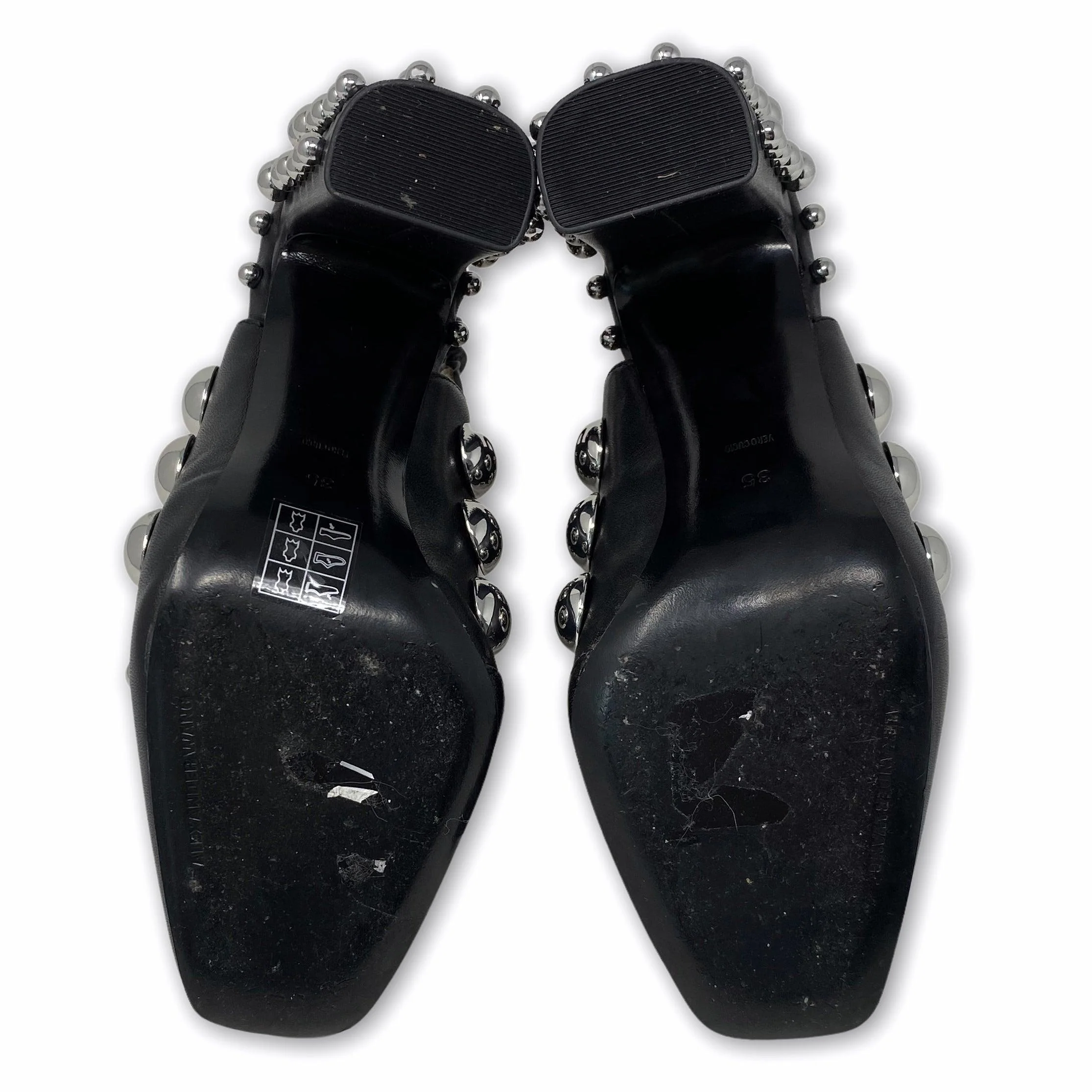 Alexander Wang Black Ellery Studded Boot 35 - Image 4