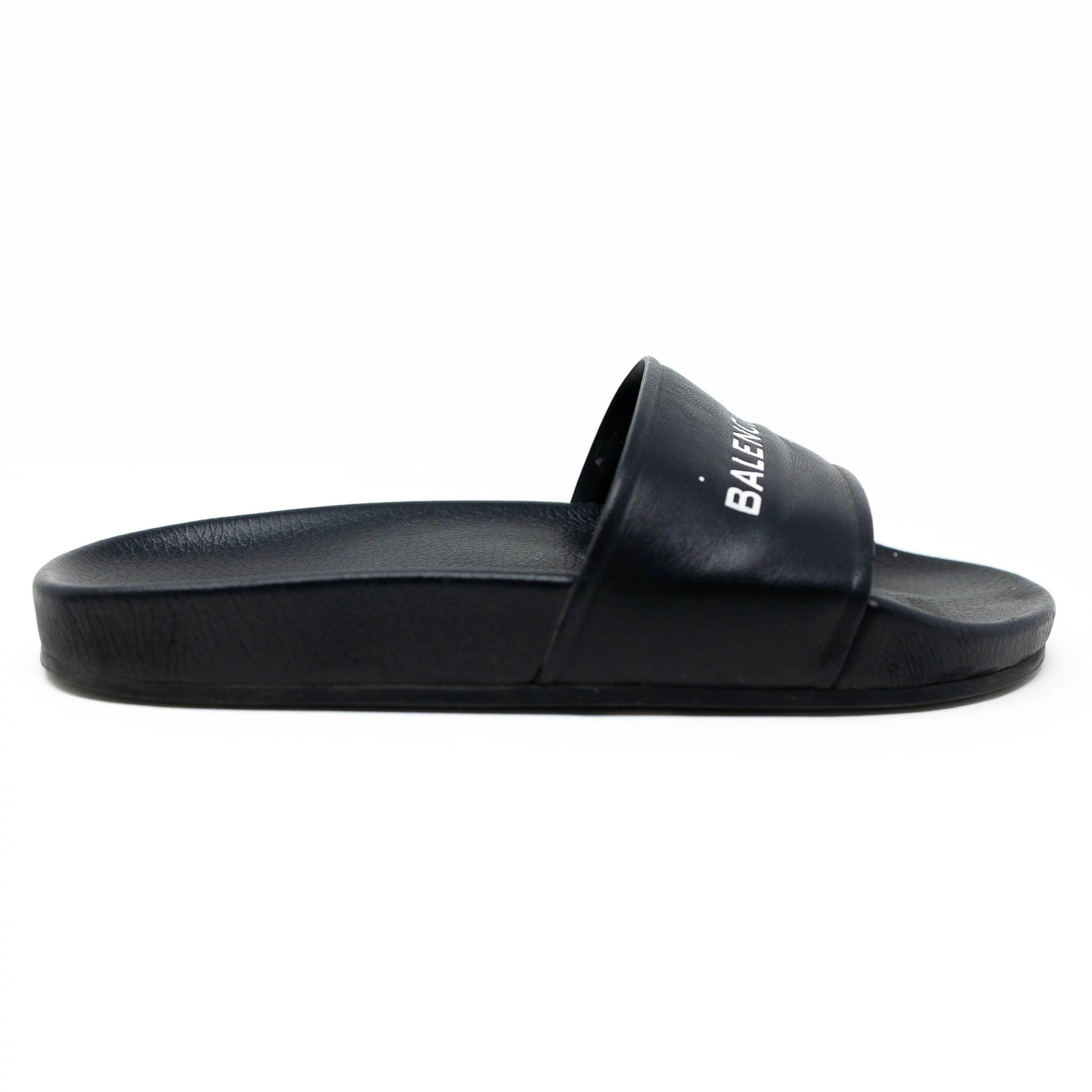 Balenciaga Black Logo Slides 36 - Image 5