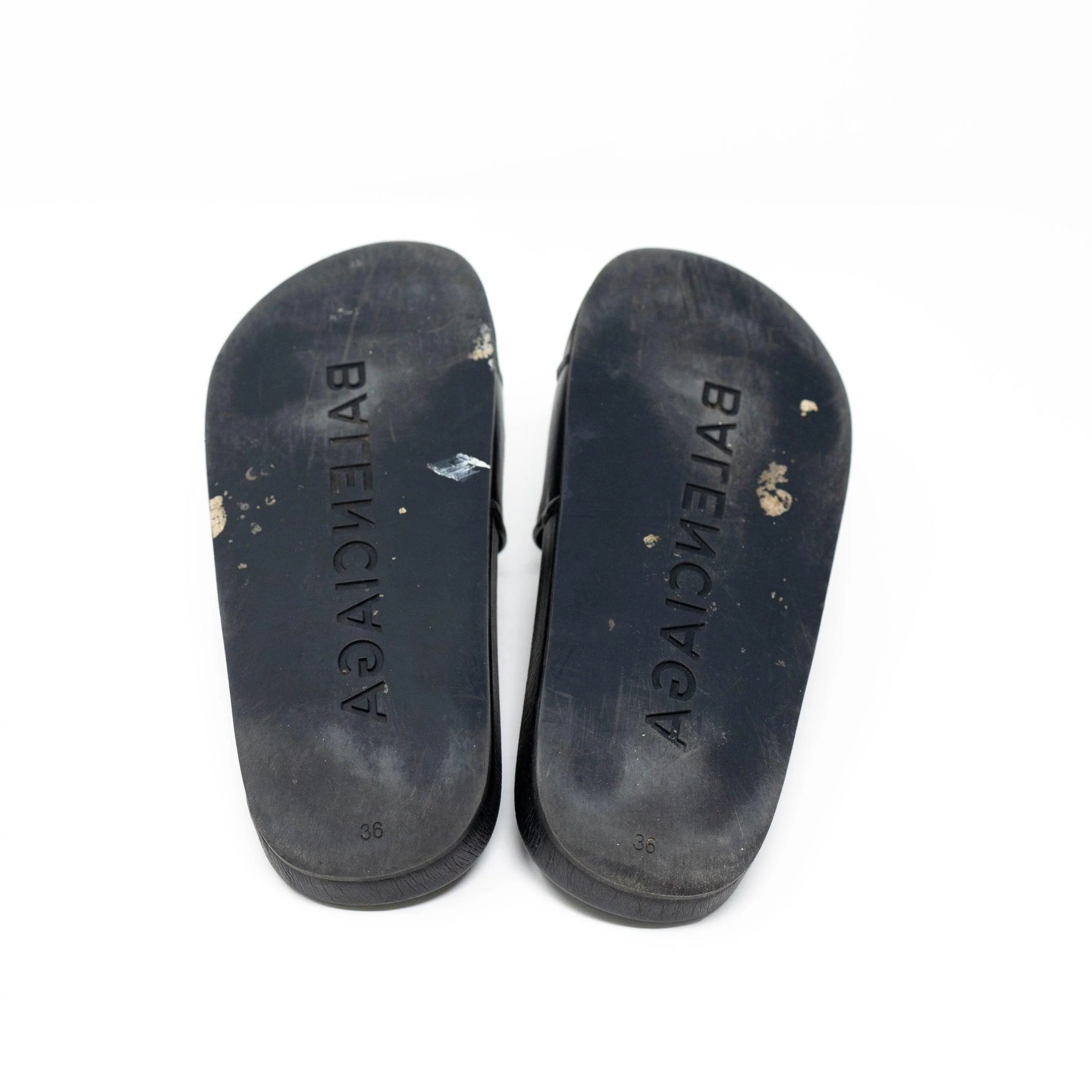 Balenciaga Black Logo Slides 36 - Image 6