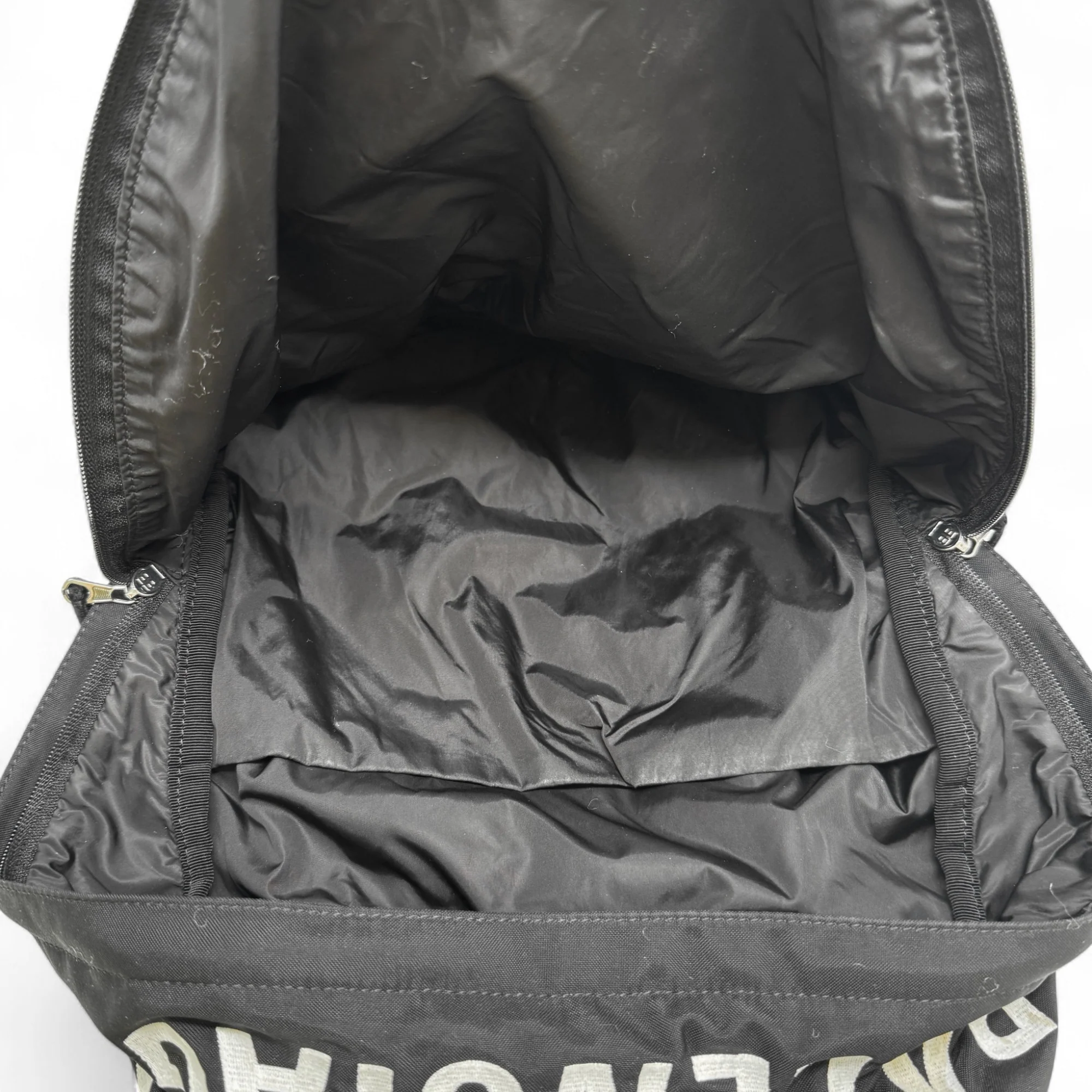 Balenciaga Black Nylon Logo Backpack - Image 11