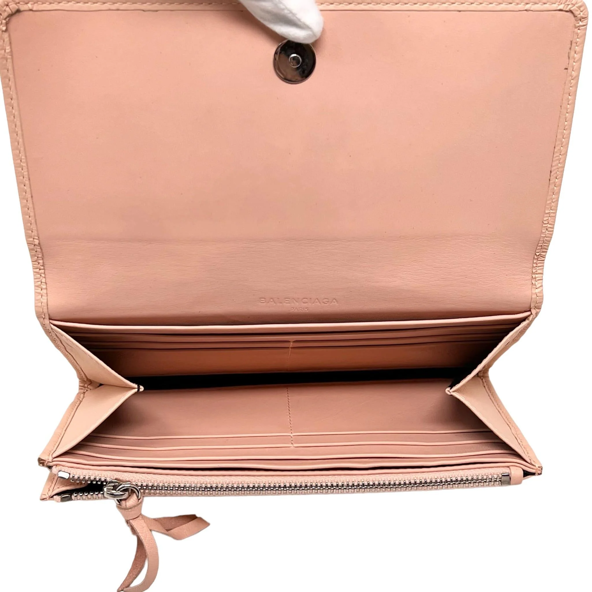 Balenciaga Beige Classic Long Wallet - Image 7