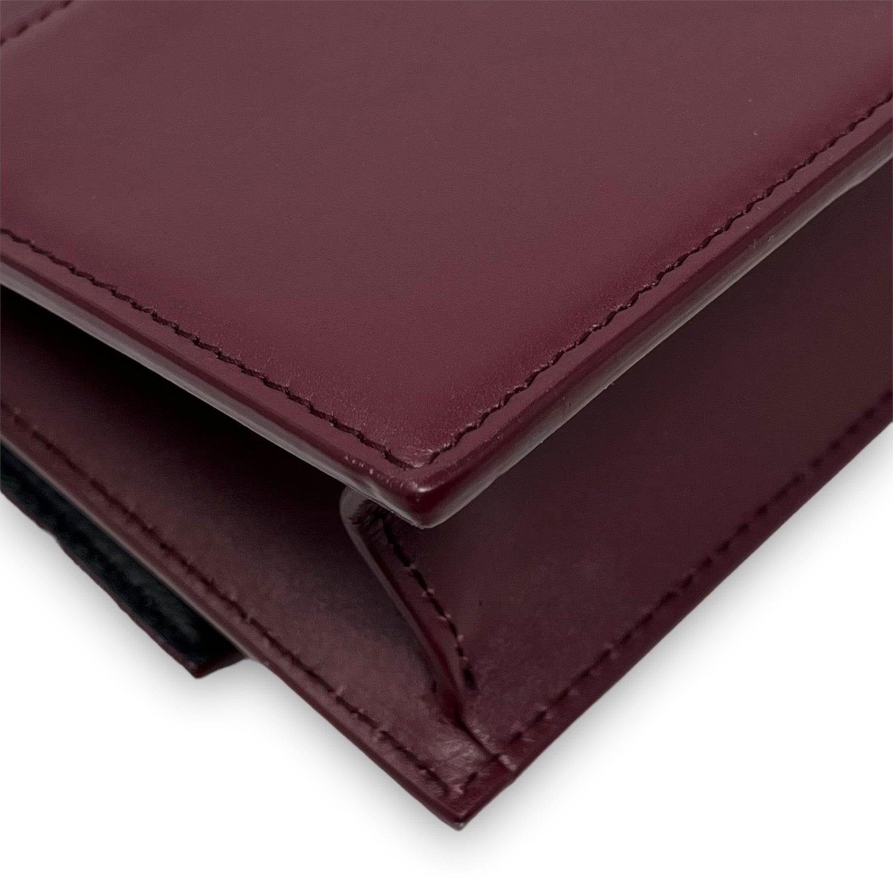 Balenciaga Burgundy Sharp XS Bag - Image 11
