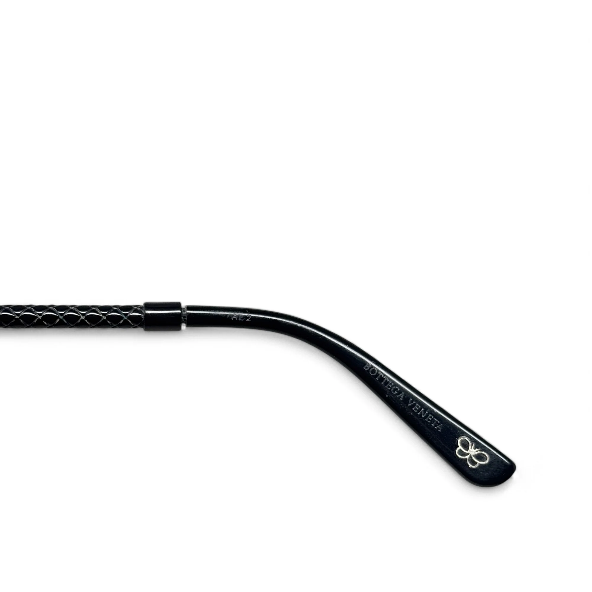 Bottega Veneta Black Aviator Gradient Sunglasses - Image 8