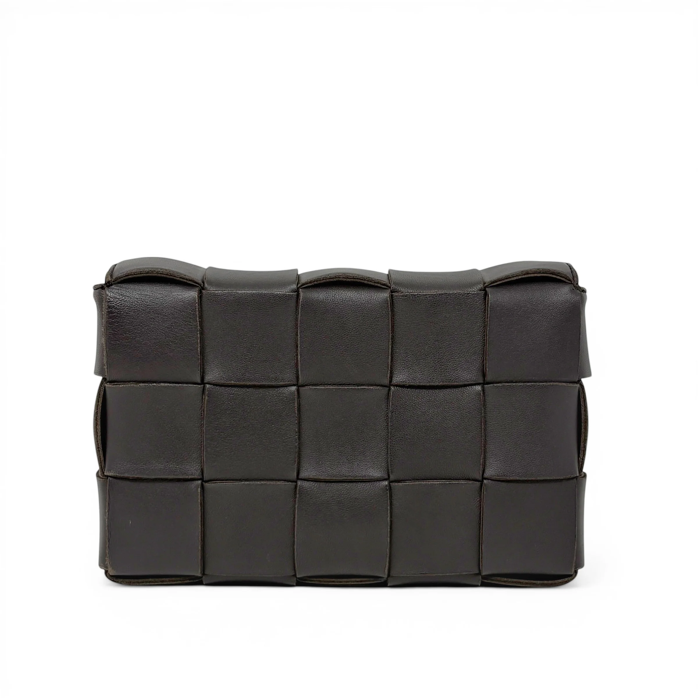 Bottega Veneta Dark Brown Cassette Bag - Image 3