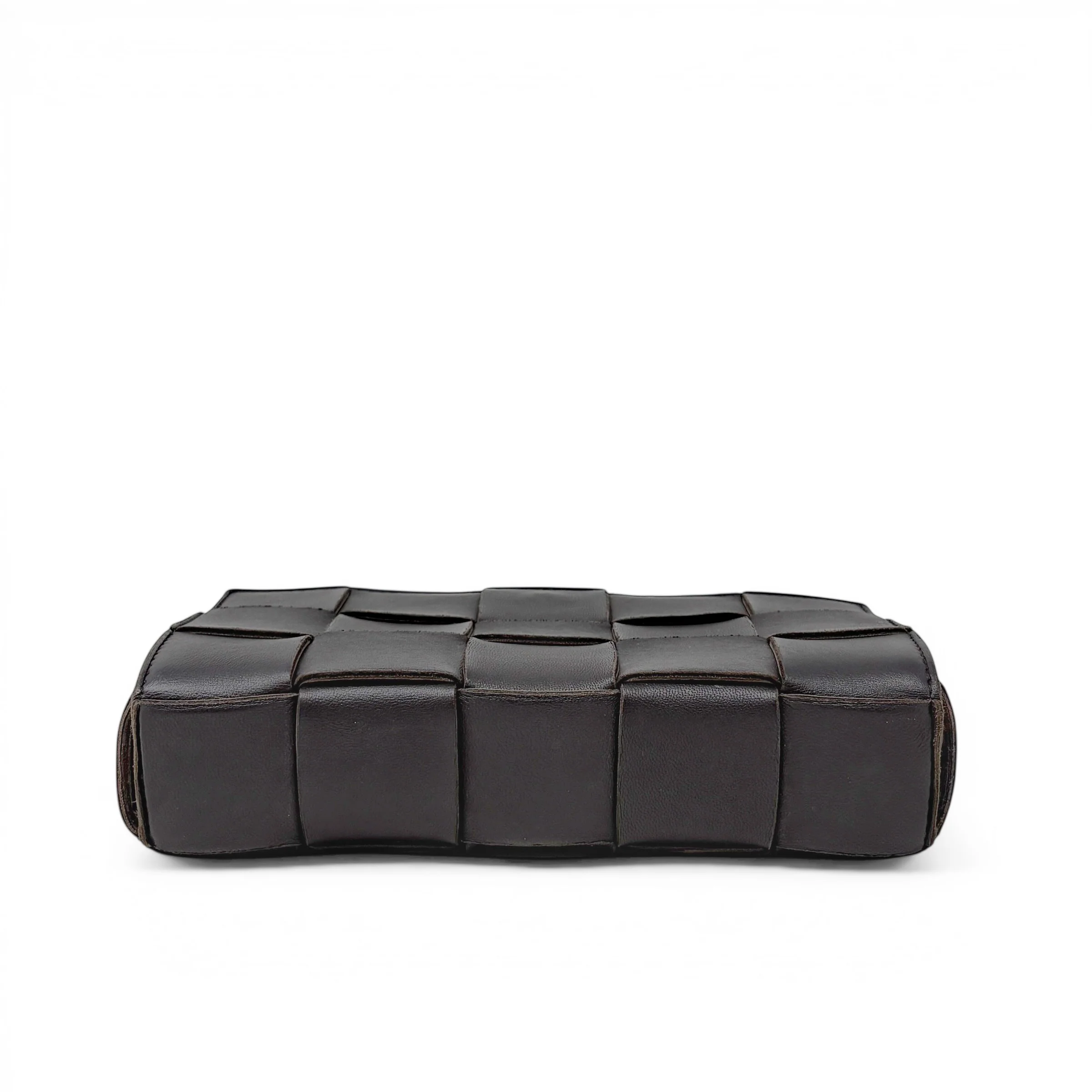 Bottega Veneta Dark Brown Cassette Bag - Image 7