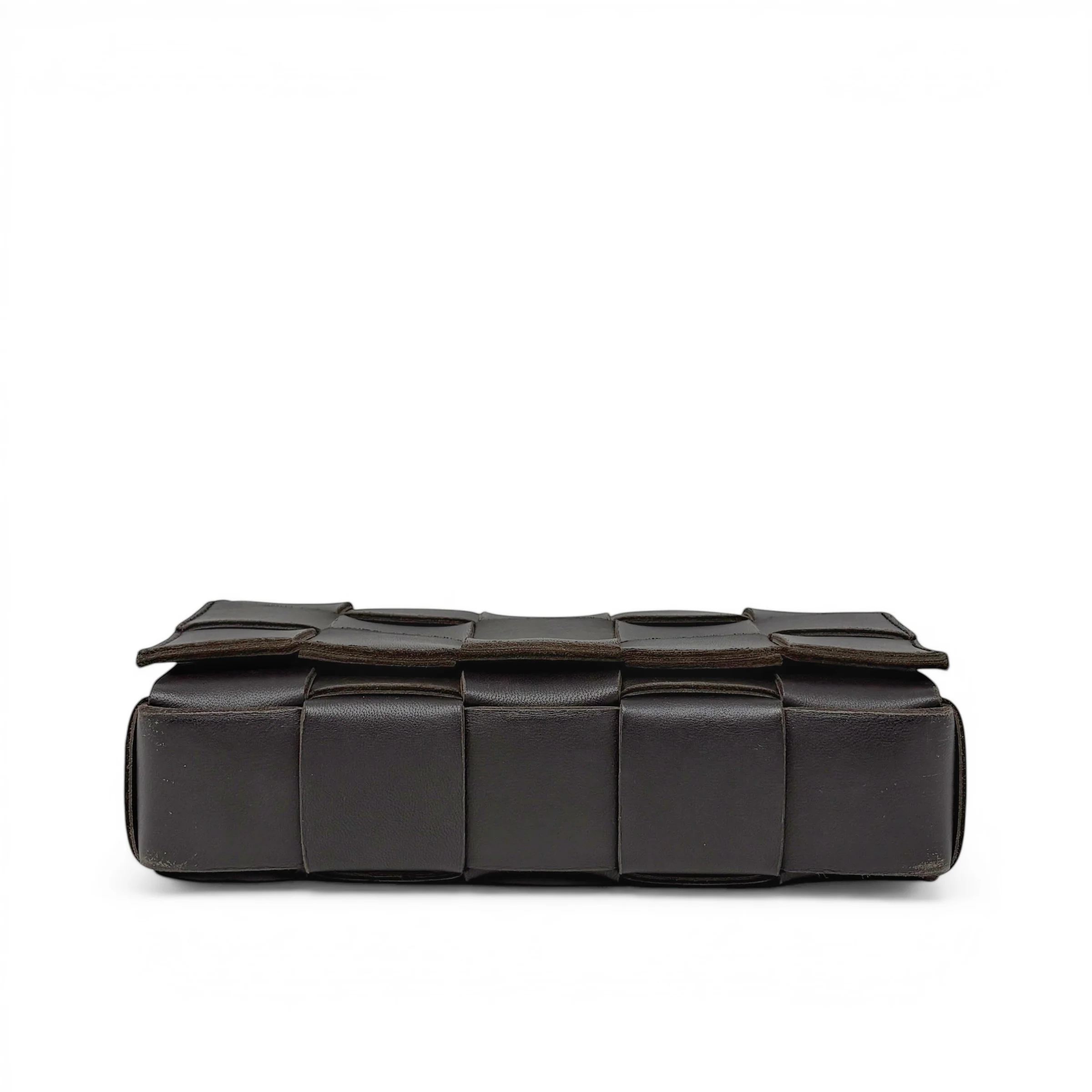 Bottega Veneta Dark Brown Cassette Bag - Image 8