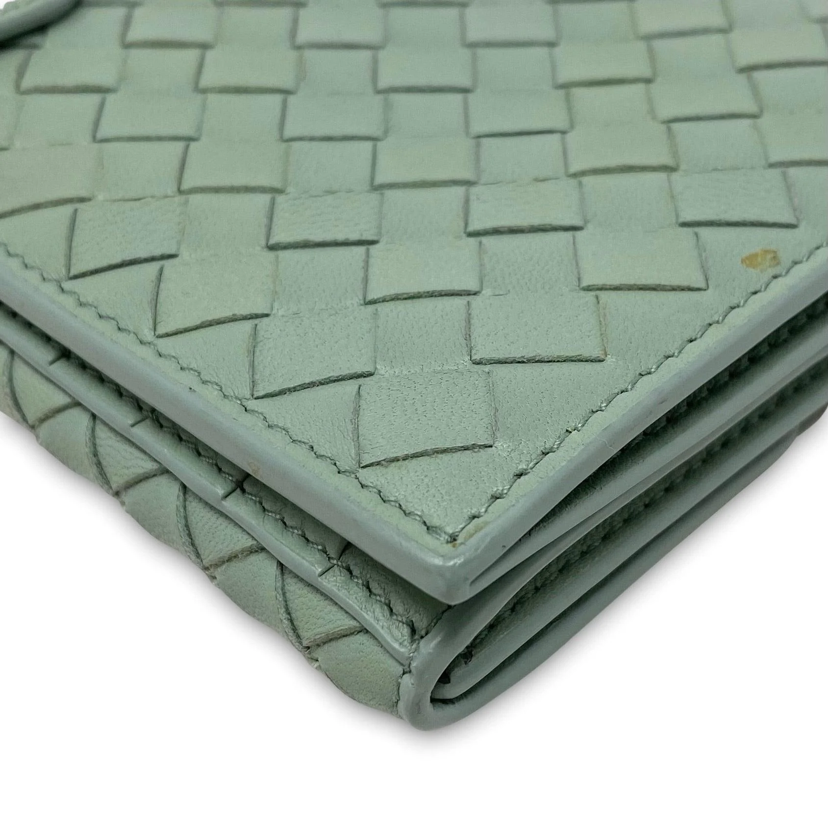 Bottega Veneta Green Nappa Intrecciato Long Wallet - Image 3