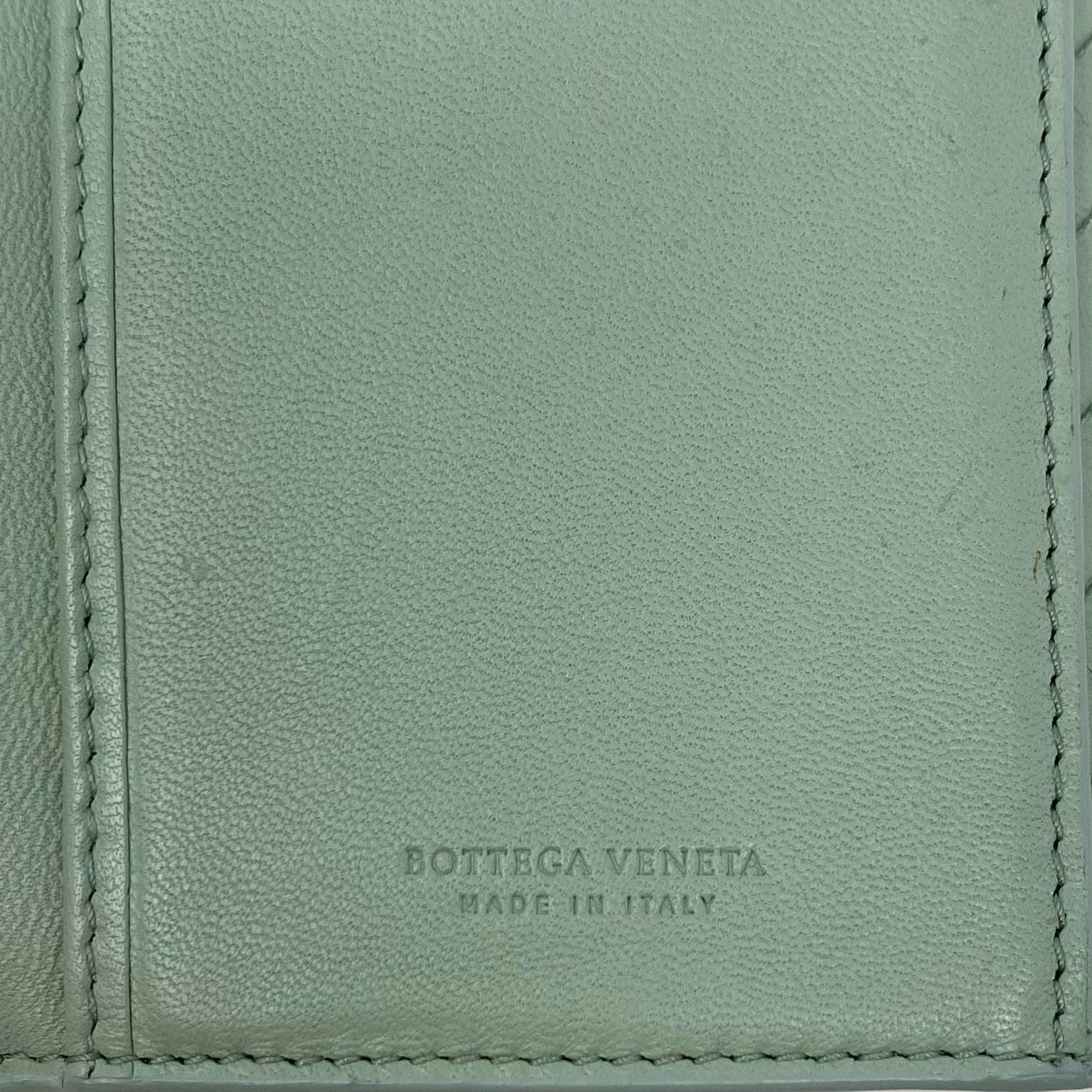 Bottega Veneta Green Nappa Intrecciato Long Wallet - Image 8