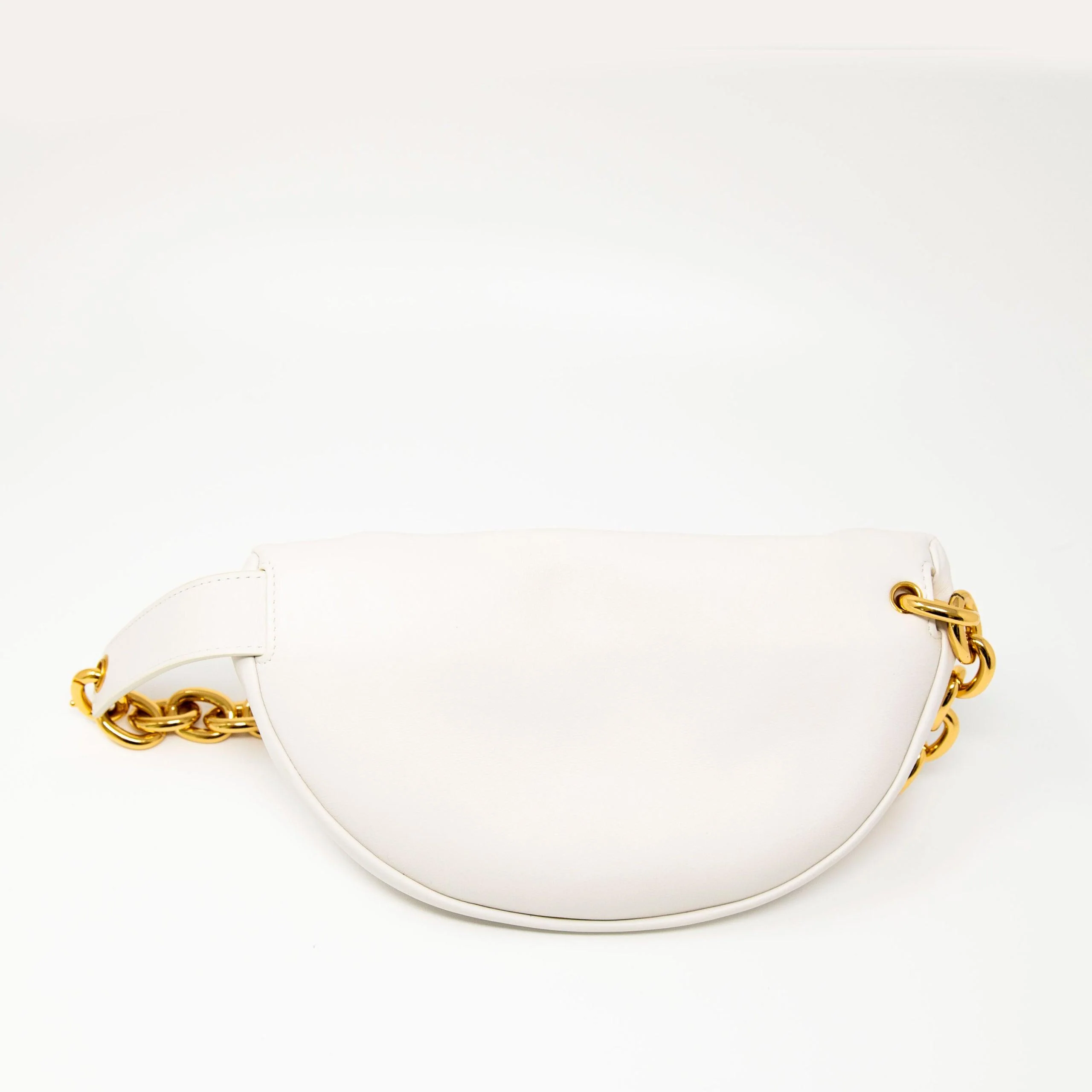 Bottega Veneta White Belt Chain Pouch - Image 3