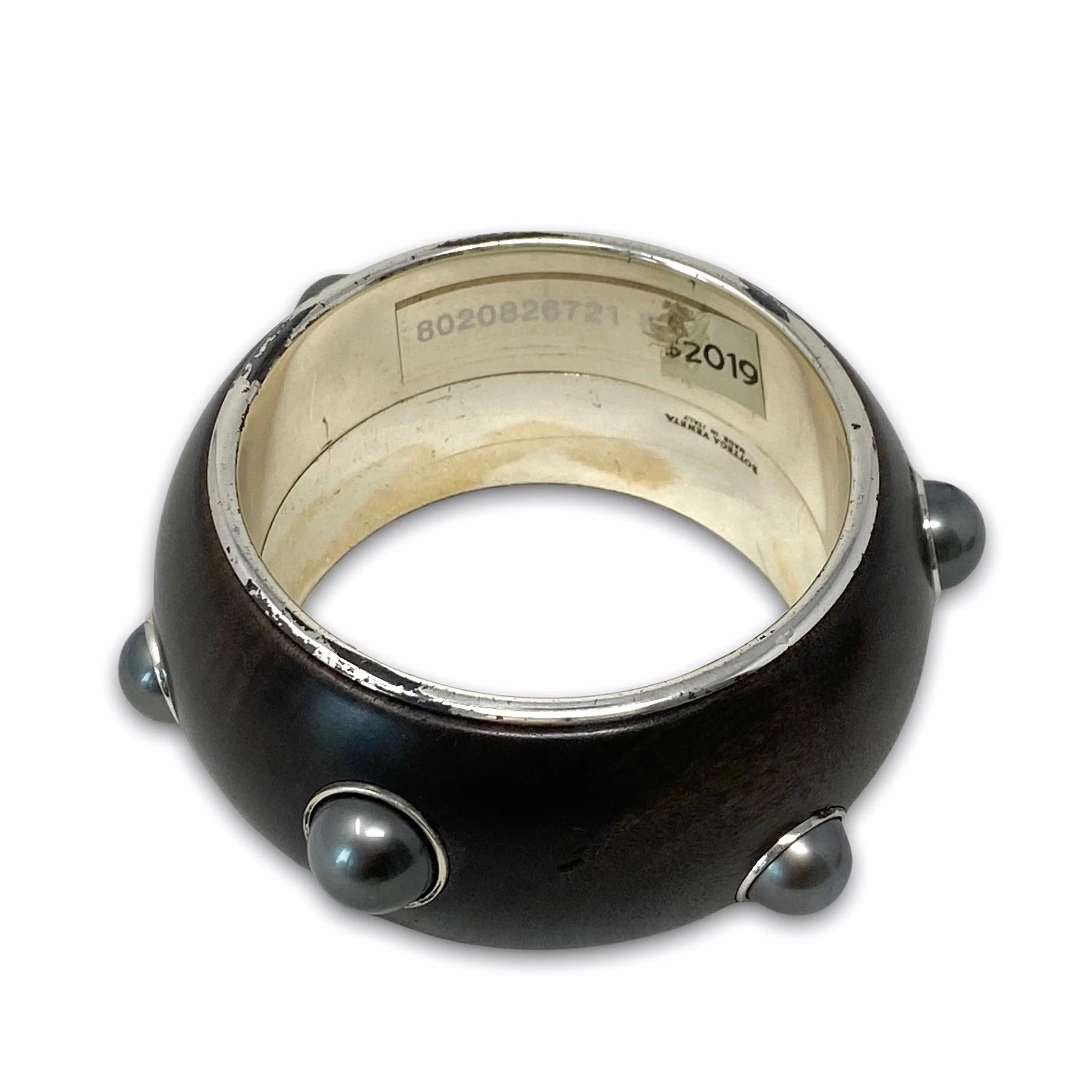 Bottega Veneta Wood Sterling Bangles - Image 4