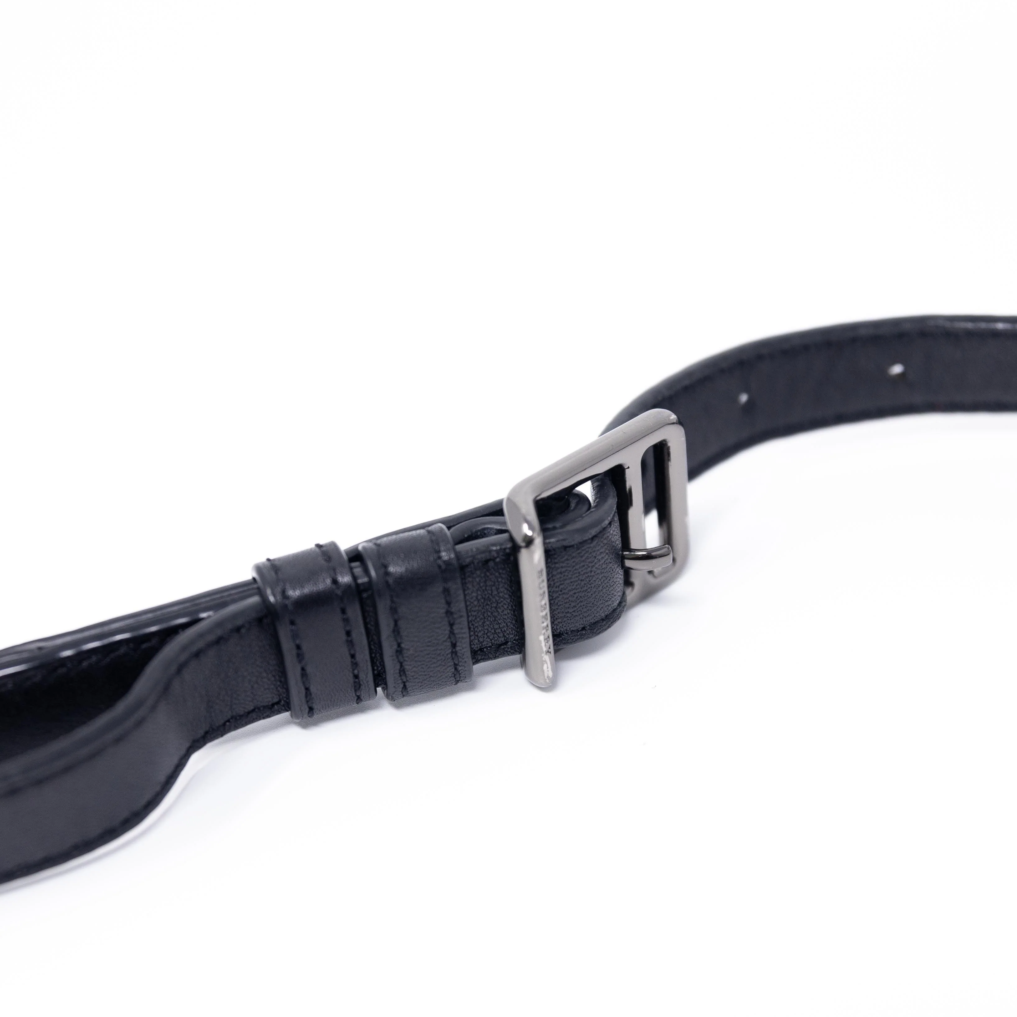 Burberry Black Smoke Check Nylon Messenger - Image 12