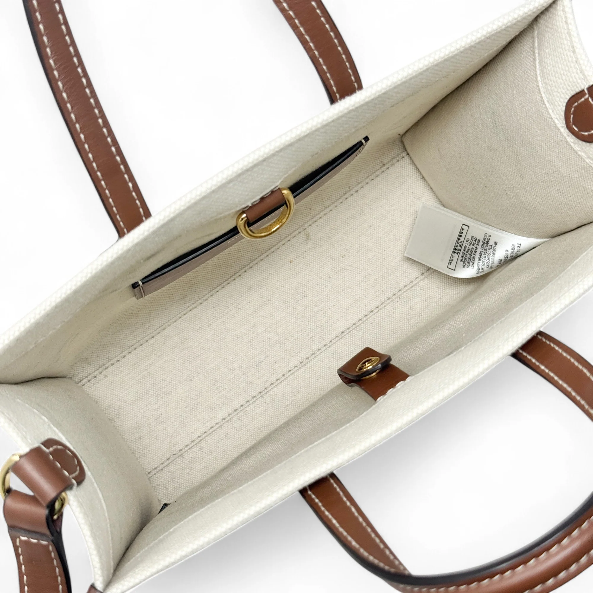 Burberry Brown Mini Freya Tote - Image 12