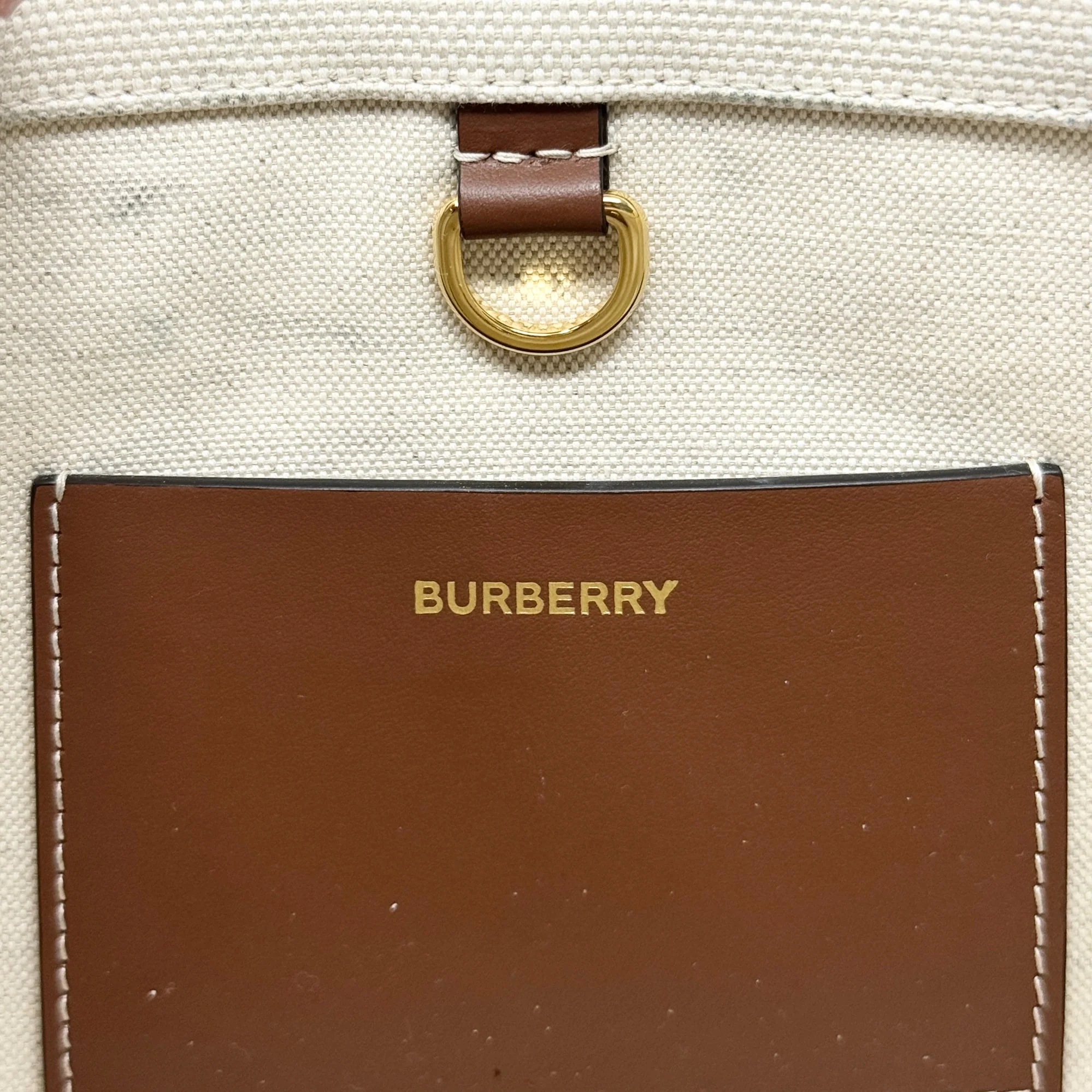 Burberry Brown Mini Freya Tote - Image 13