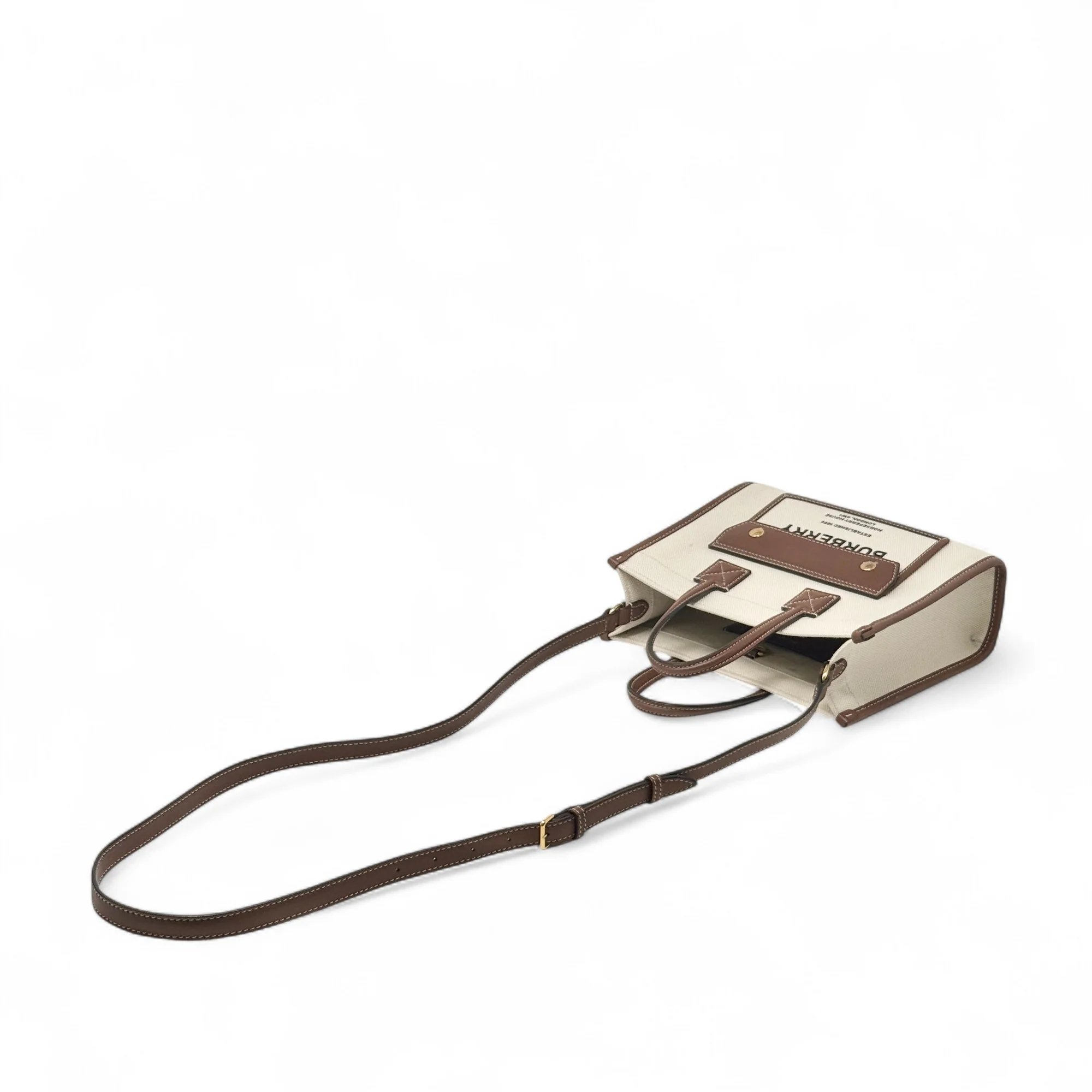 Burberry Brown Mini Freya Tote - Image 14