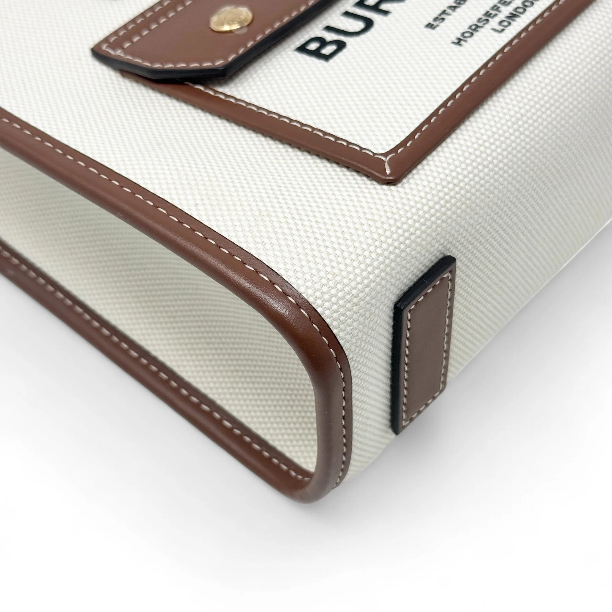 Burberry Brown Mini Freya Tote - Image 7
