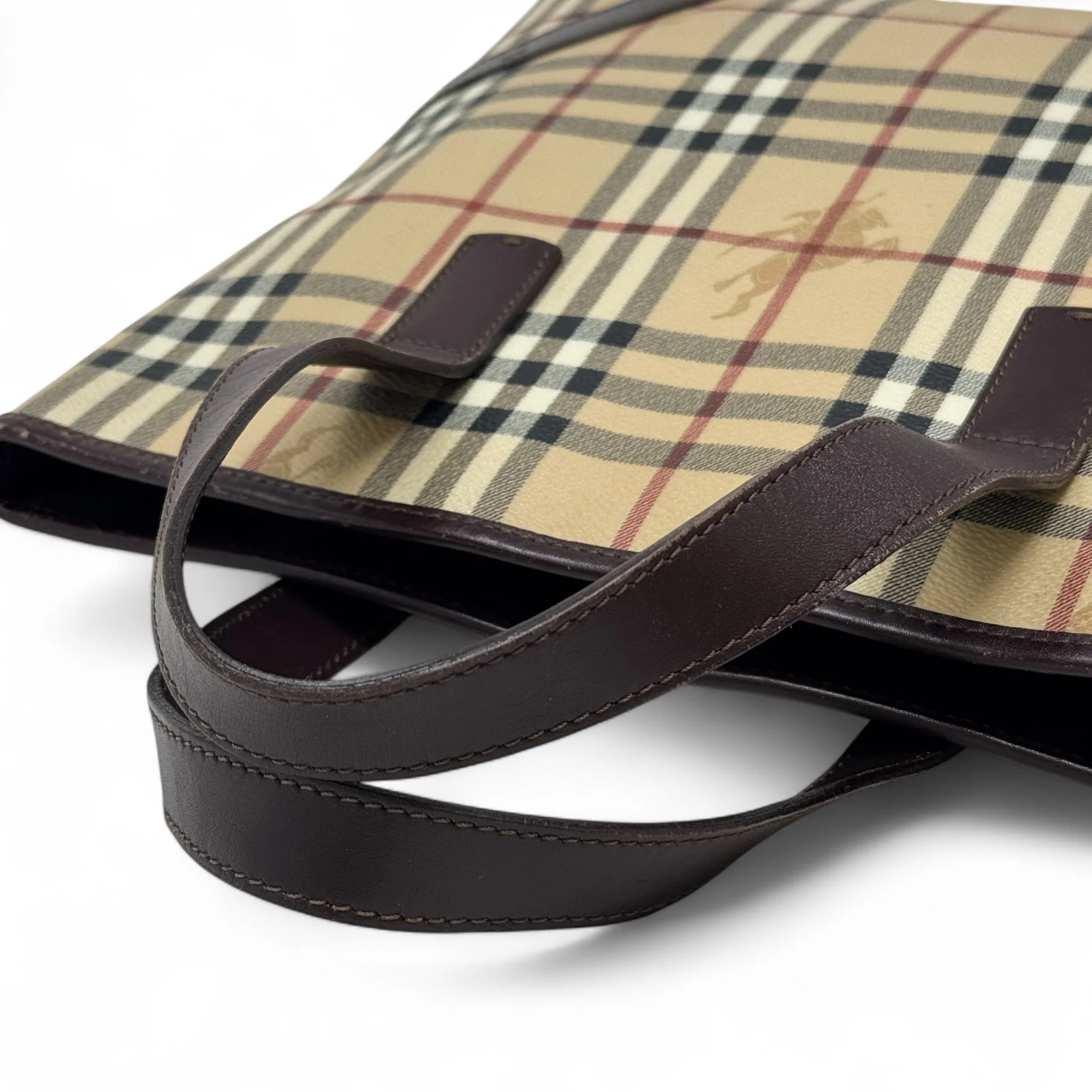 Burberry Nova Check Haymarket Tote - Image 10