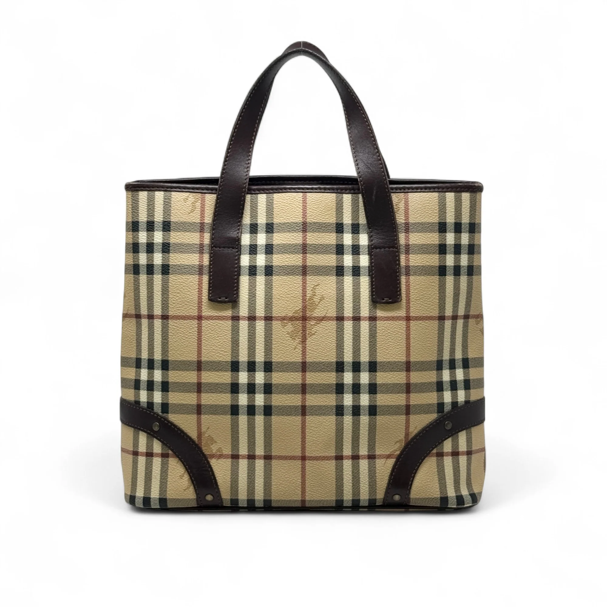 Burberry Nova Check Haymarket Tote - Image 3