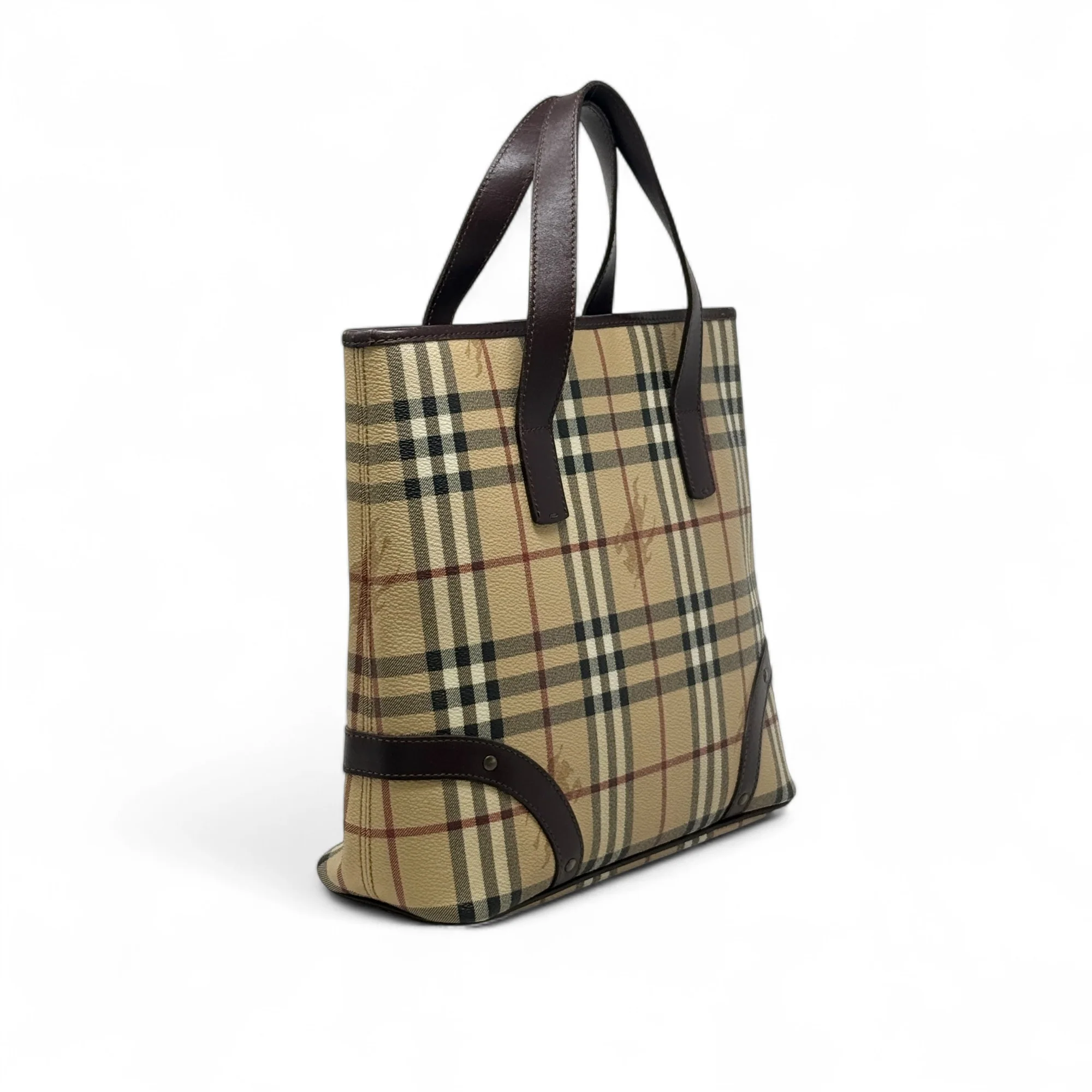 Burberry Nova Check Haymarket Tote - Image 4