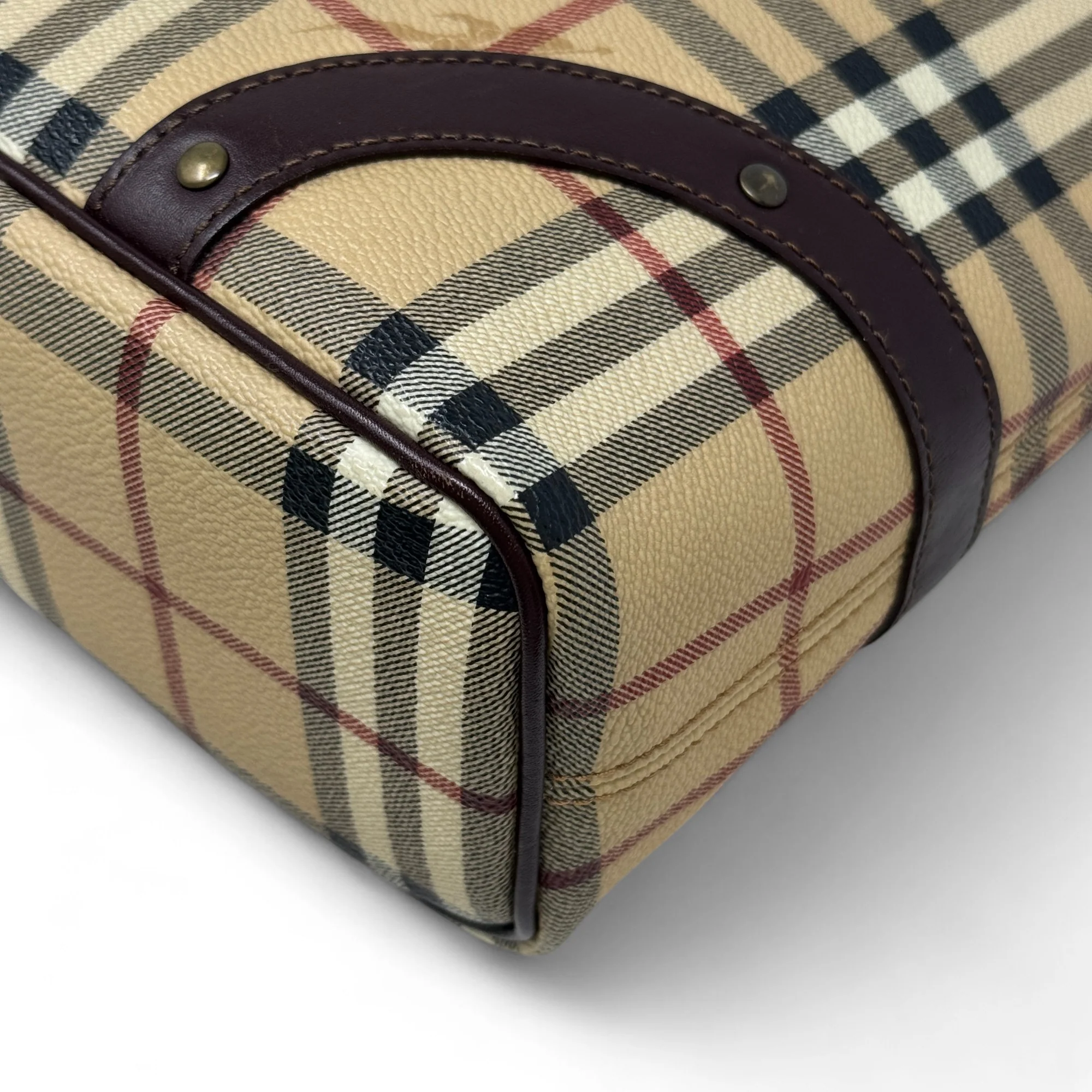 Burberry Nova Check Haymarket Tote - Image 6