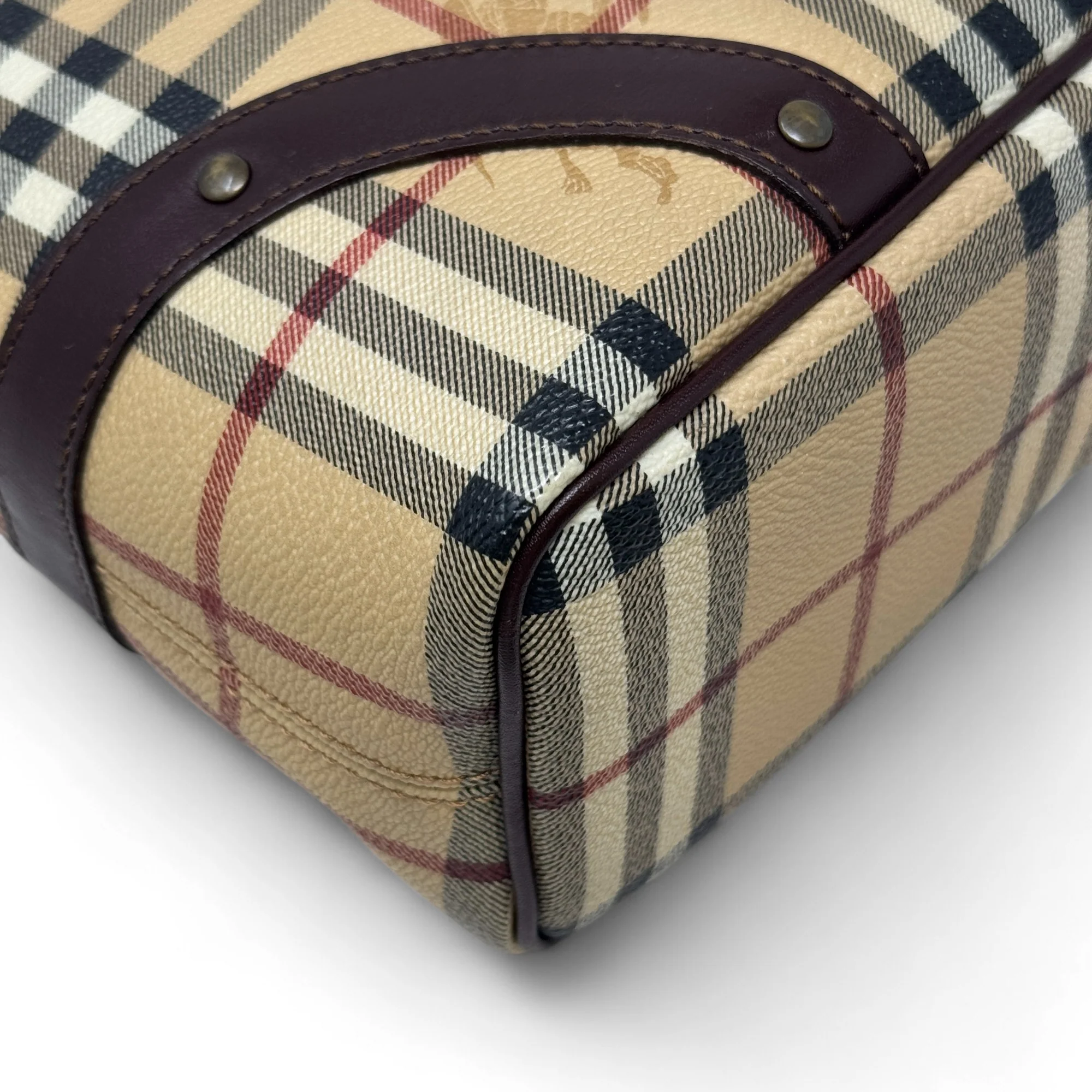 Burberry Nova Check Haymarket Tote - Image 7