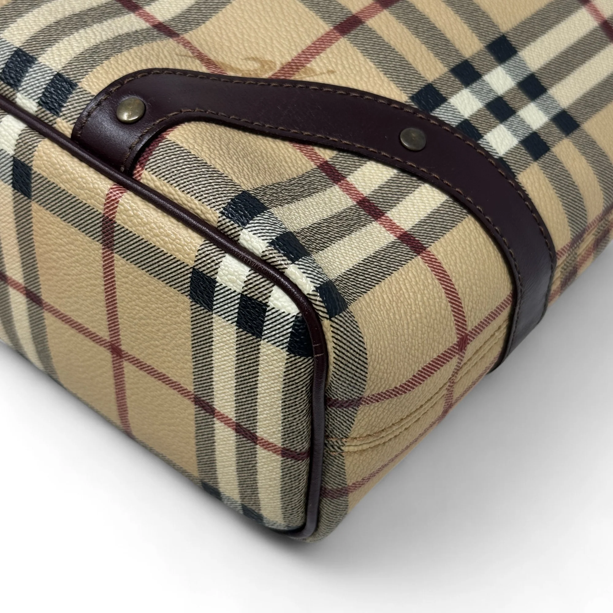 Burberry Nova Check Haymarket Tote - Image 8