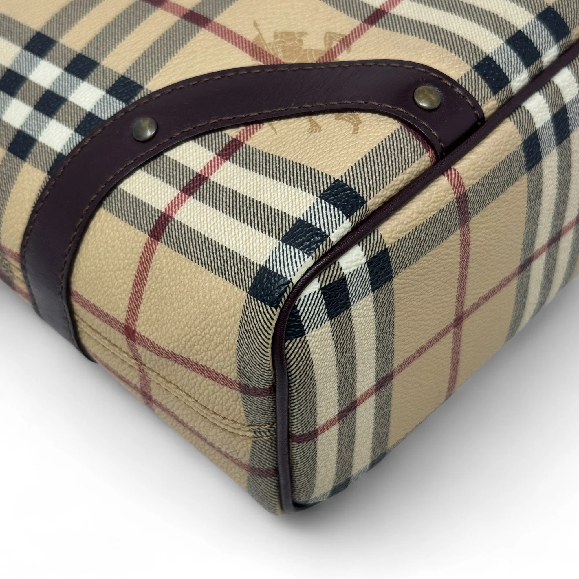 Burberry Nova Check Haymarket Tote - Image 9