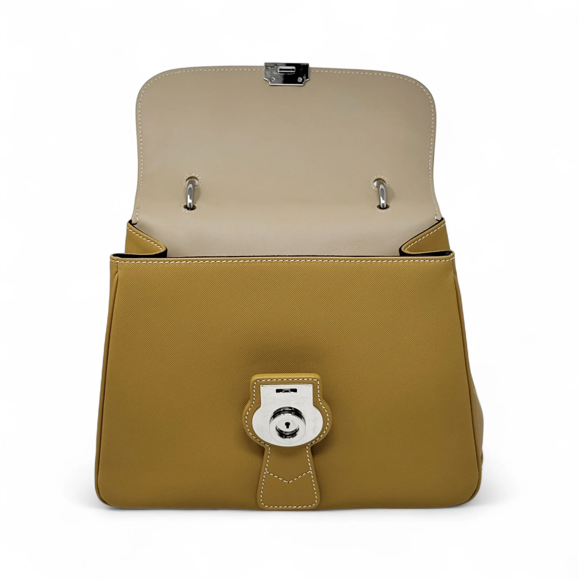 Burberry Ochre Medium Trench Top Handle Bag - Image 13