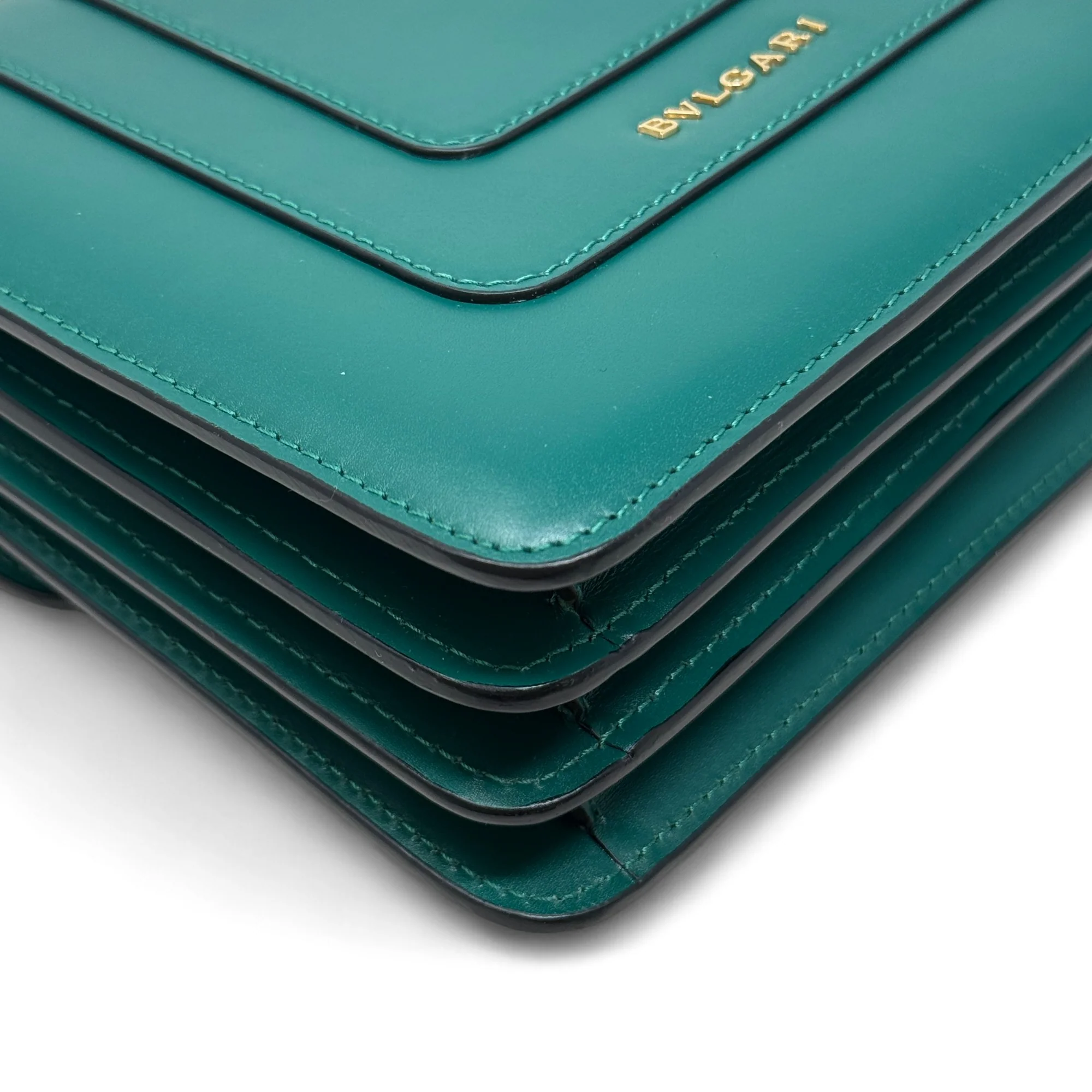 Bvlgari Green Serpenti Forever Top Handle Bag - Image 11