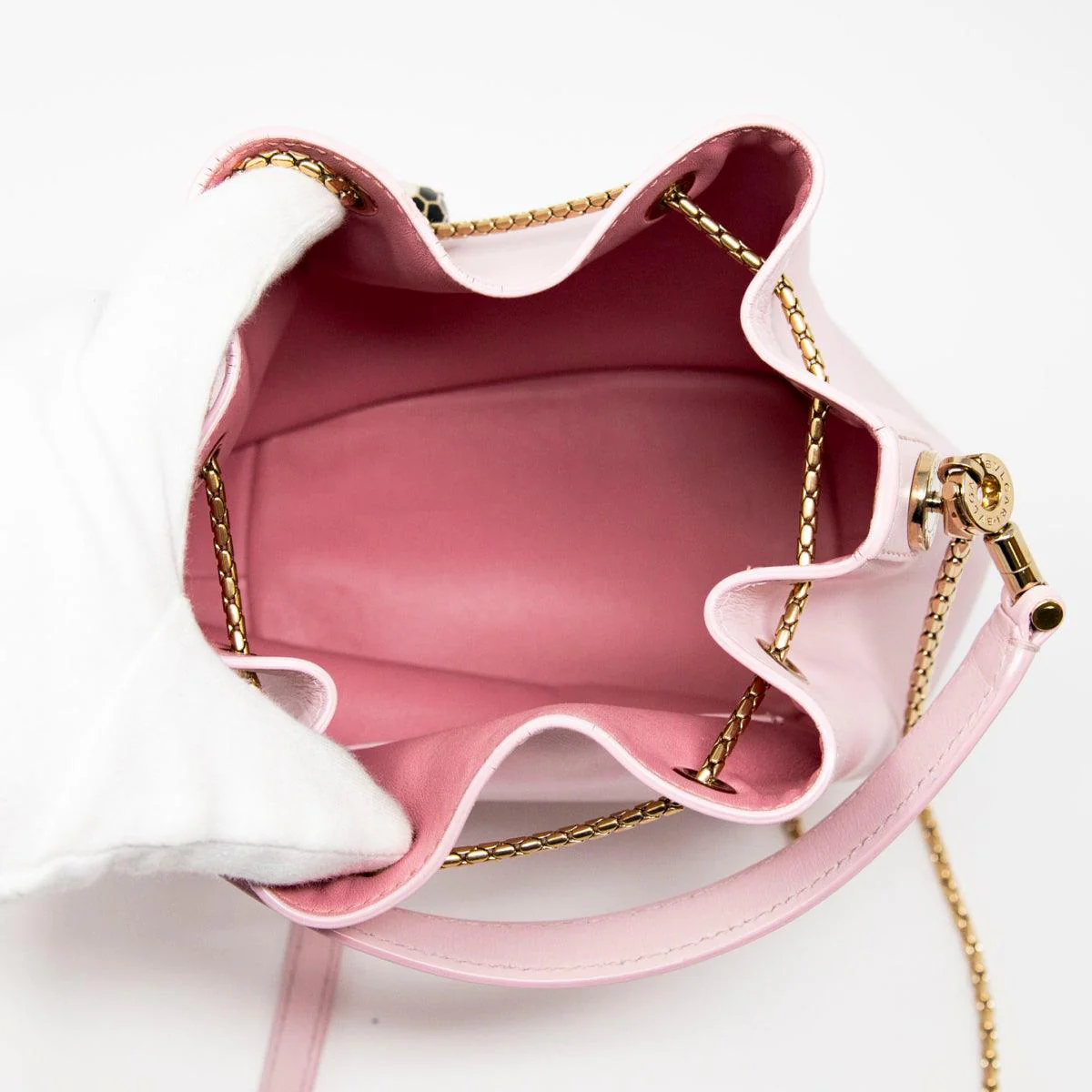 Bvlgari Pink Serpenti Forever Bucket Bag - Image 10