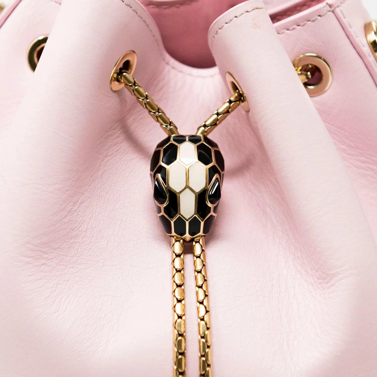 Bvlgari Pink Serpenti Forever Bucket Bag - Image 11