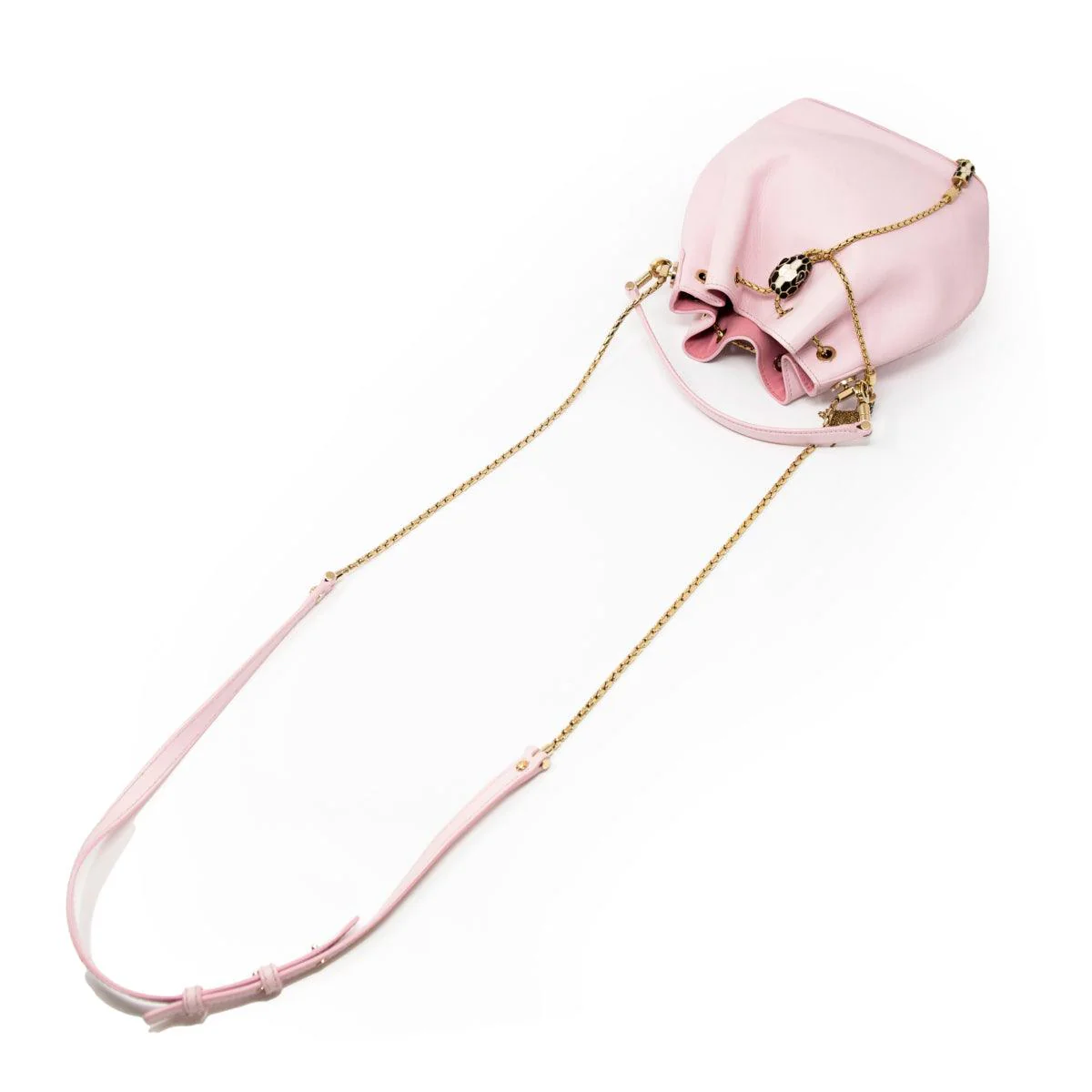 Bvlgari Pink Serpenti Forever Bucket Bag - Image 13