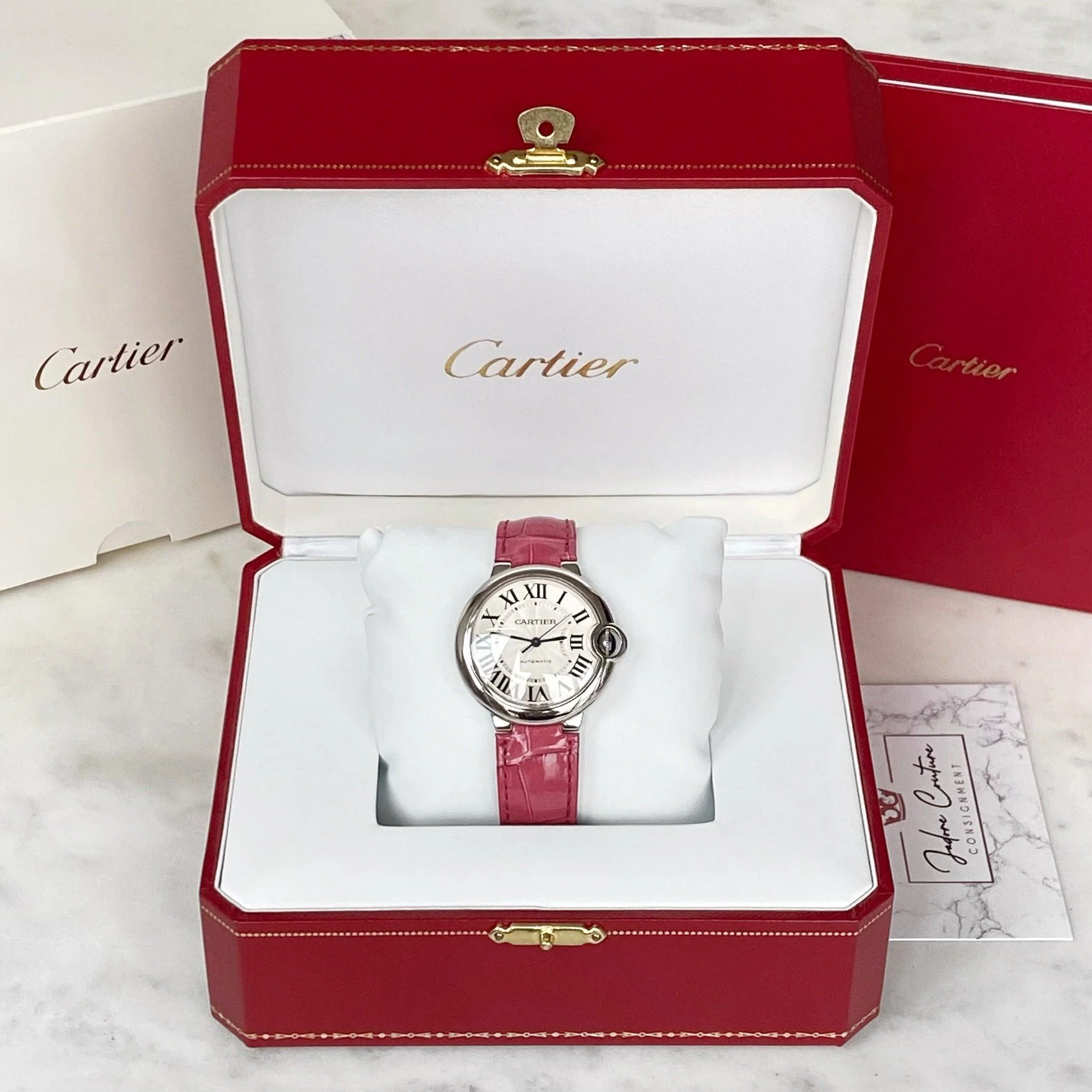 Cartier Stainless Steel Ballon Bleu Watch 36mm - Image 10