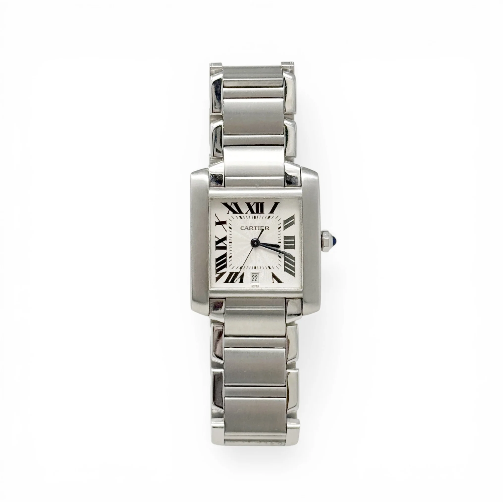 Cartier Stainless Steel Tank Francaise Watch 27mm - Image 13