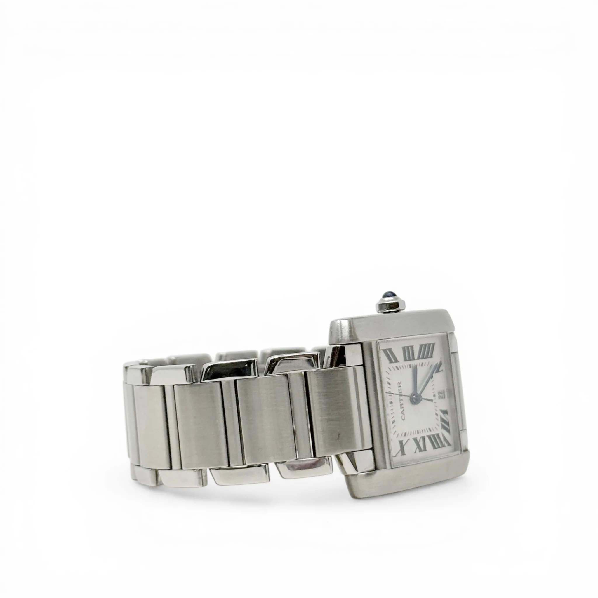 Cartier Stainless Steel Tank Francaise Watch 27mm - Image 5