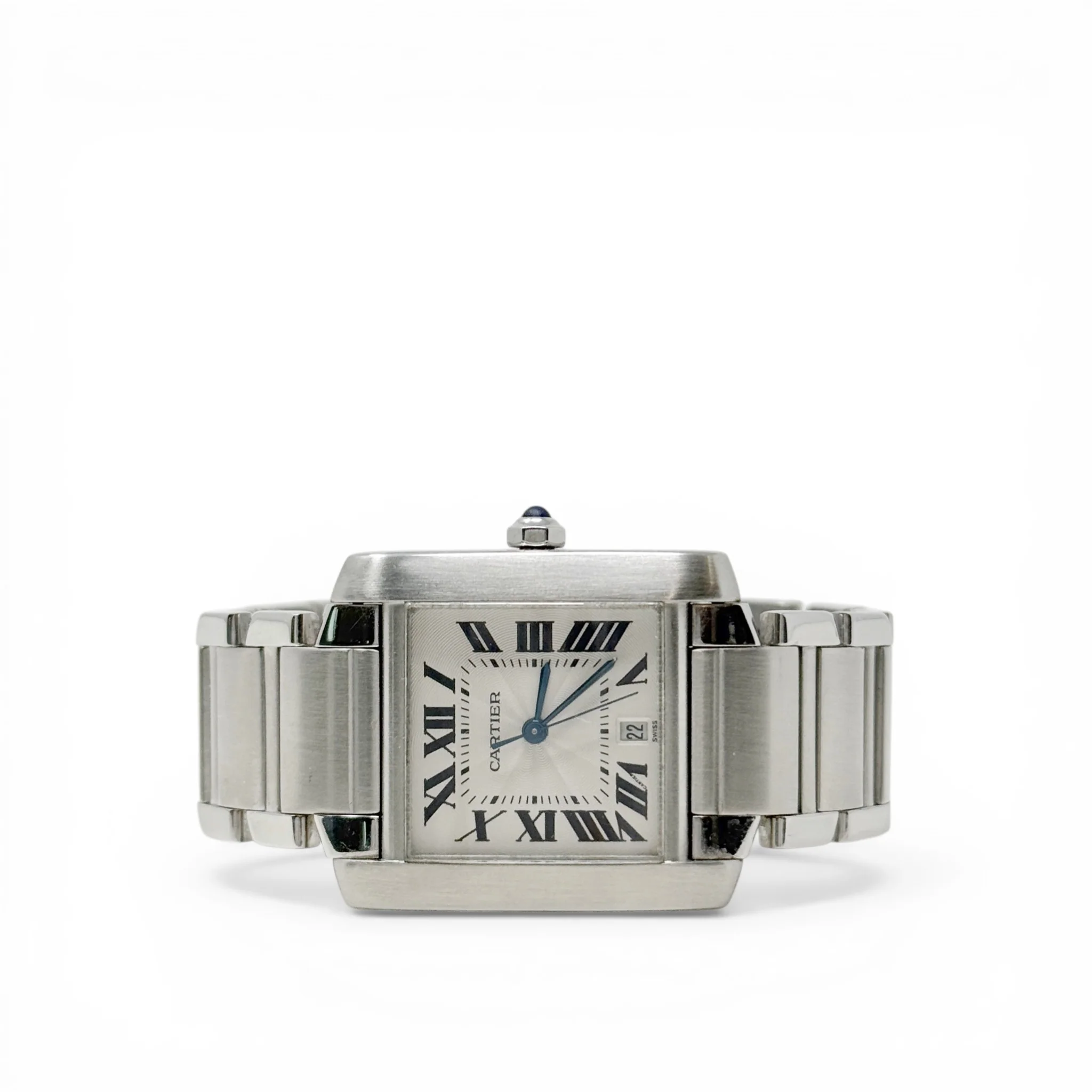 Cartier Stainless Steel Tank Francaise Watch 27mm - Image 6