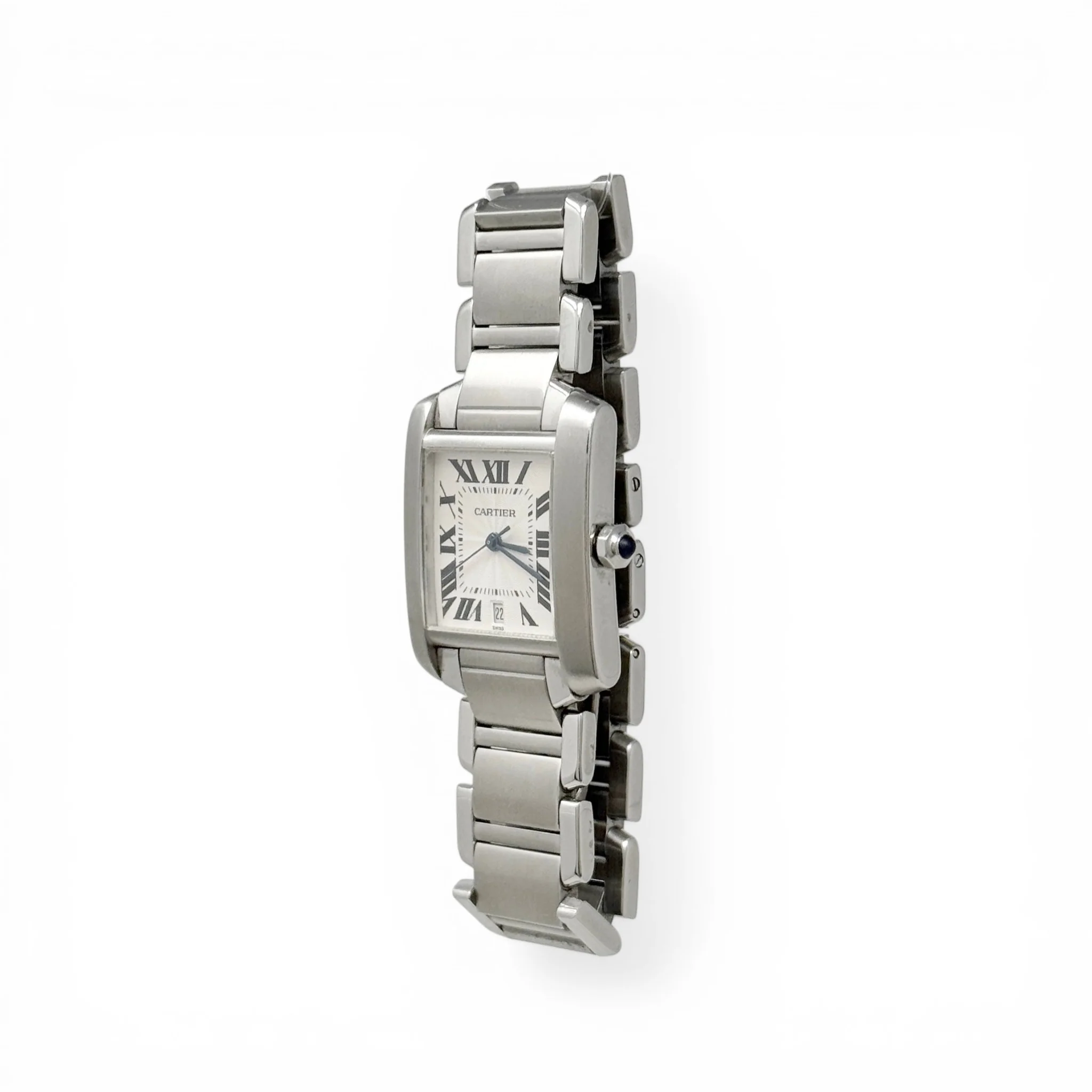 Cartier Stainless Steel Tank Francaise Watch 27mm - Image 9