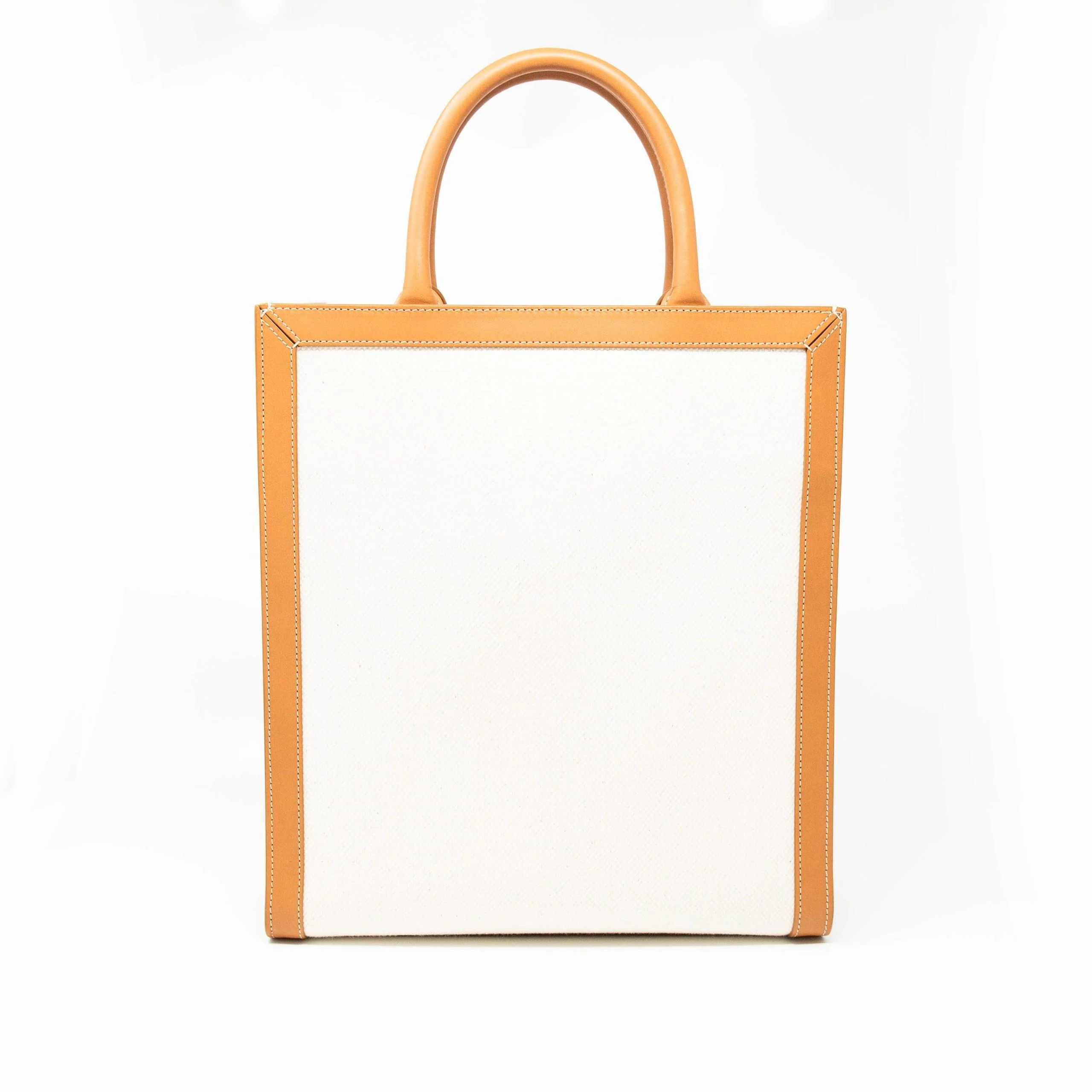 Celine Beige Small Vertical Cabas Tote - Image 3