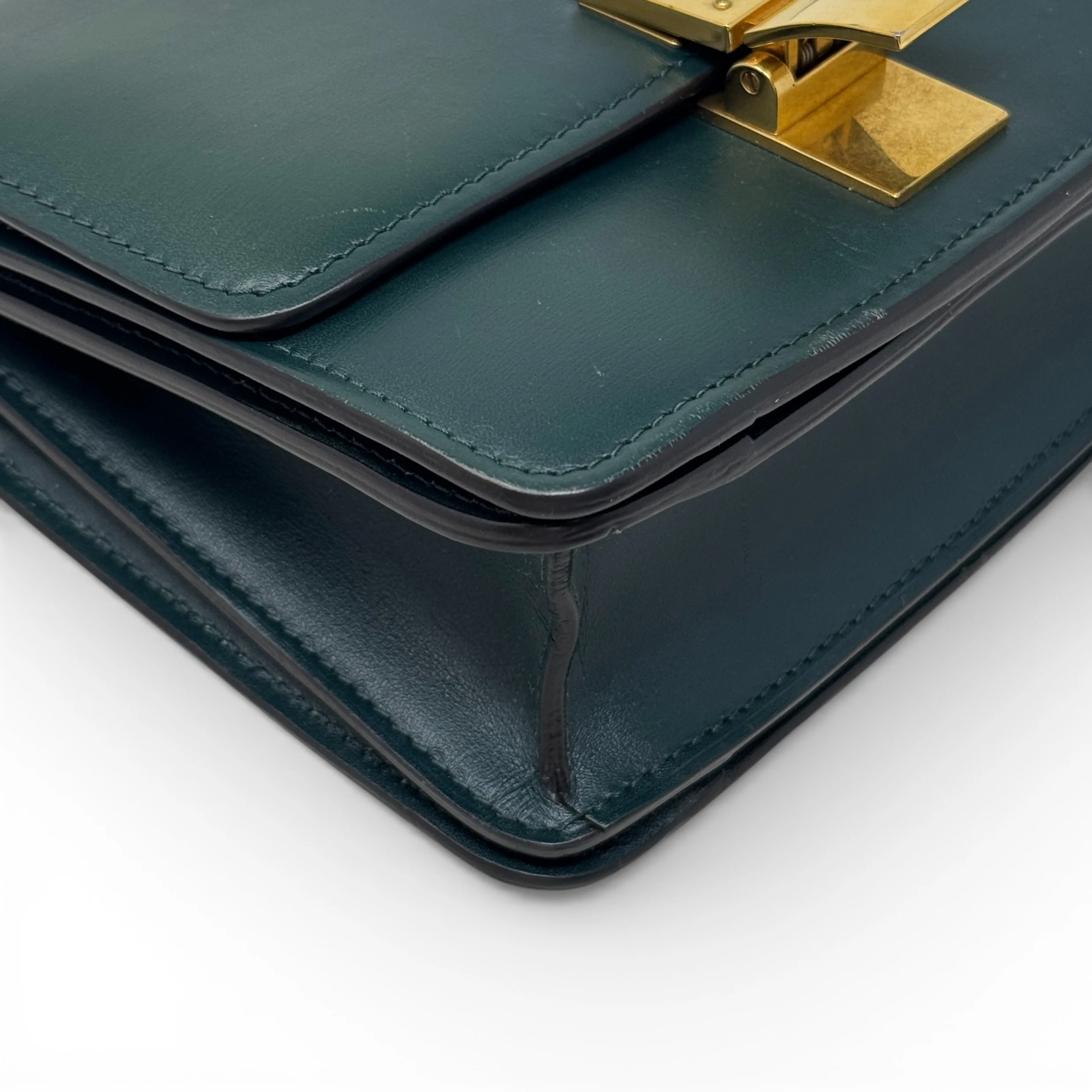 Celine Green Small Box Bag - Image 7