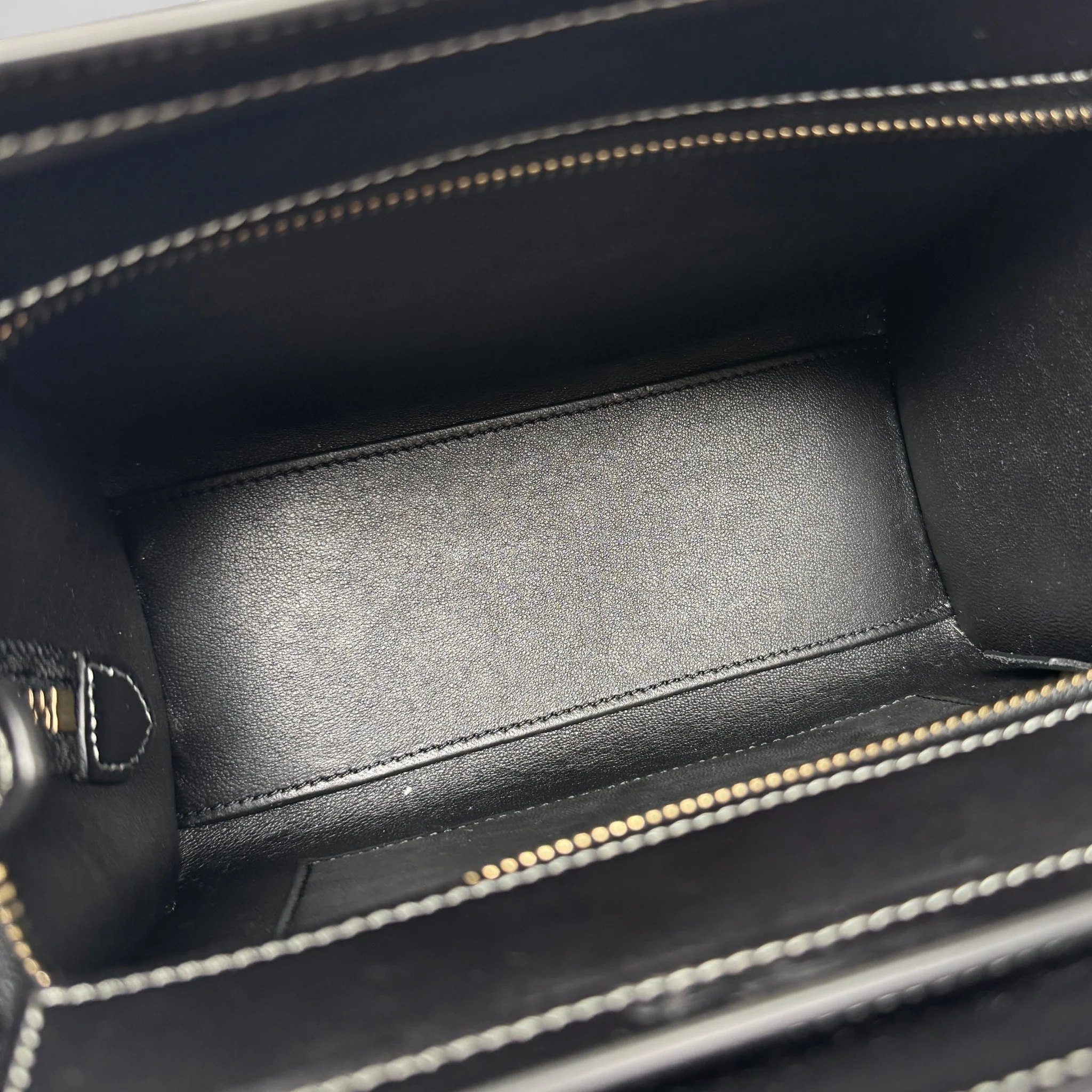 Celine Navy Nano Luggage Bag - Image 12