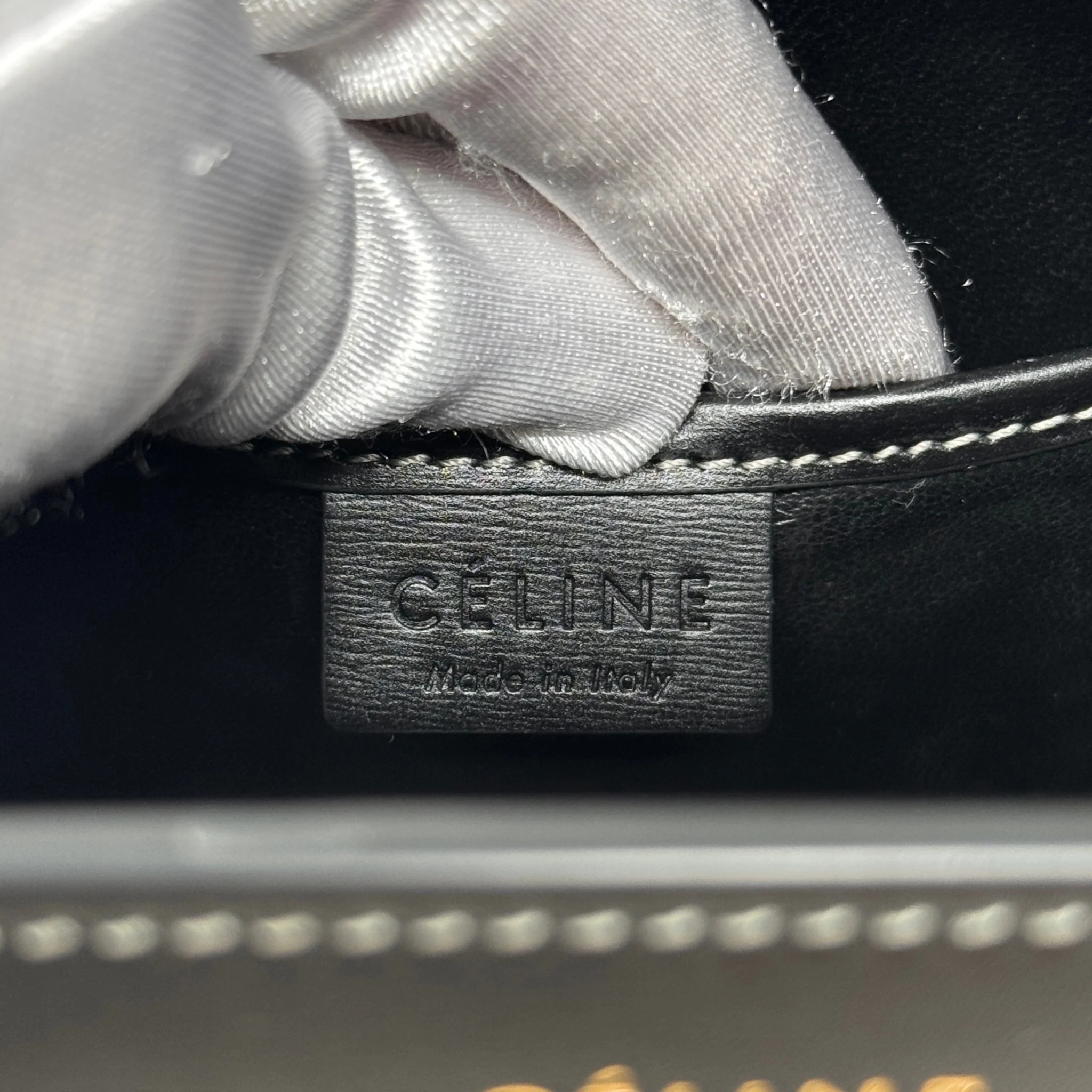 Celine Navy Nano Luggage Bag - Image 13