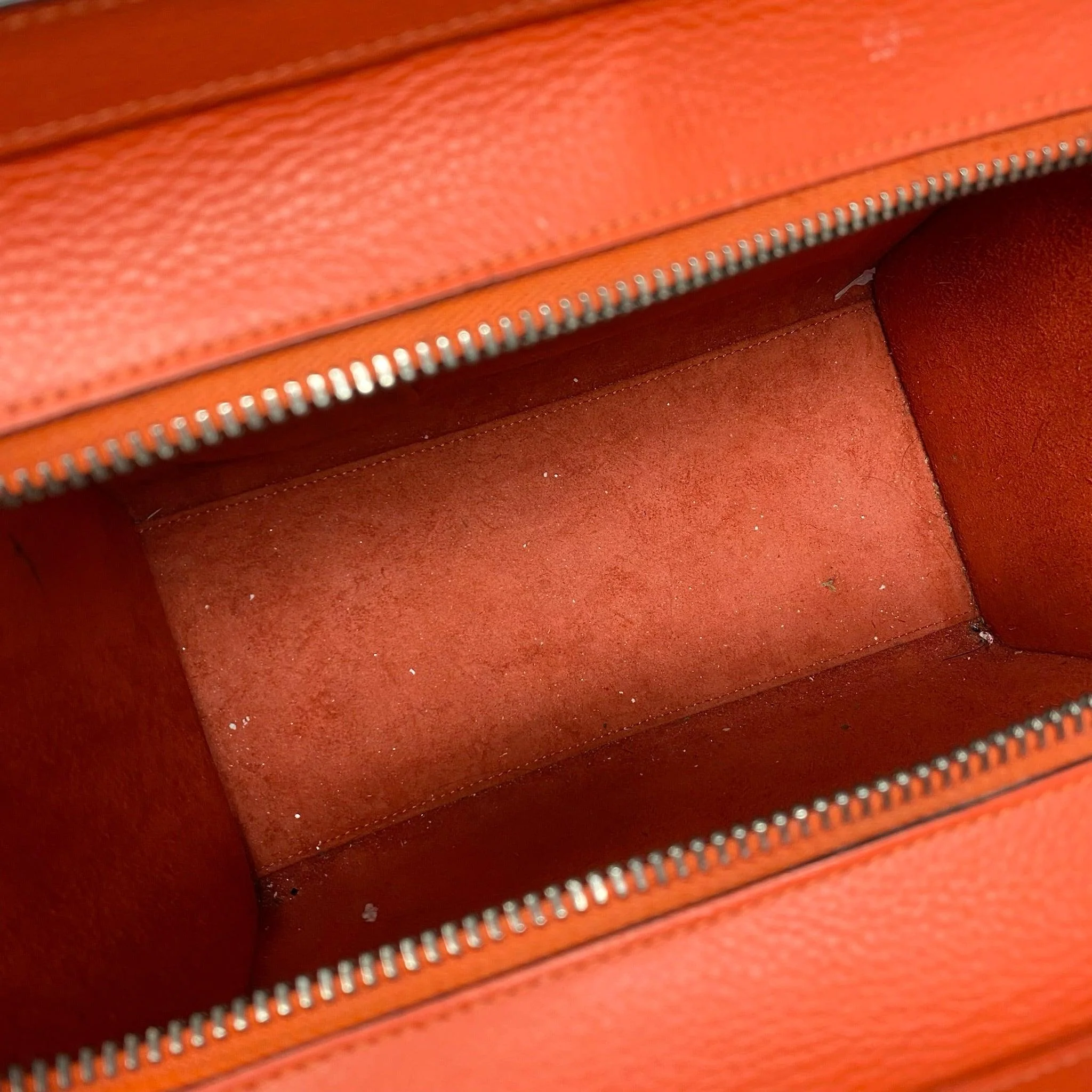 Celine Red Micro Luggage Bag - Image 10