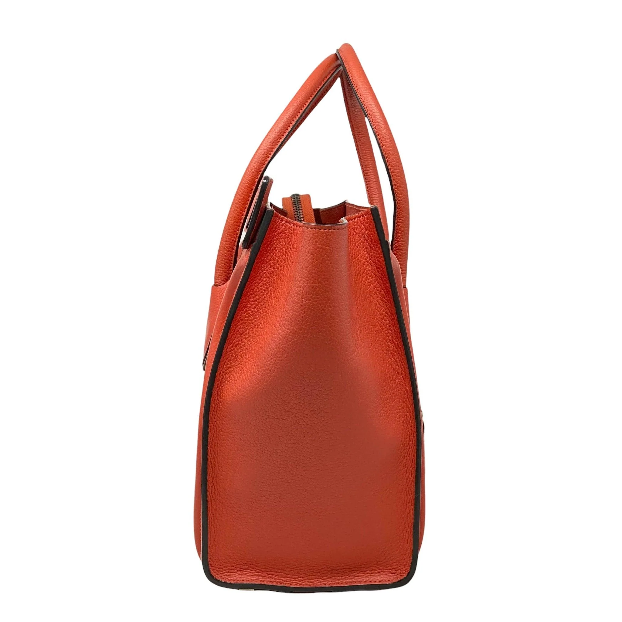 Celine Red Micro Luggage Bag - Image 3