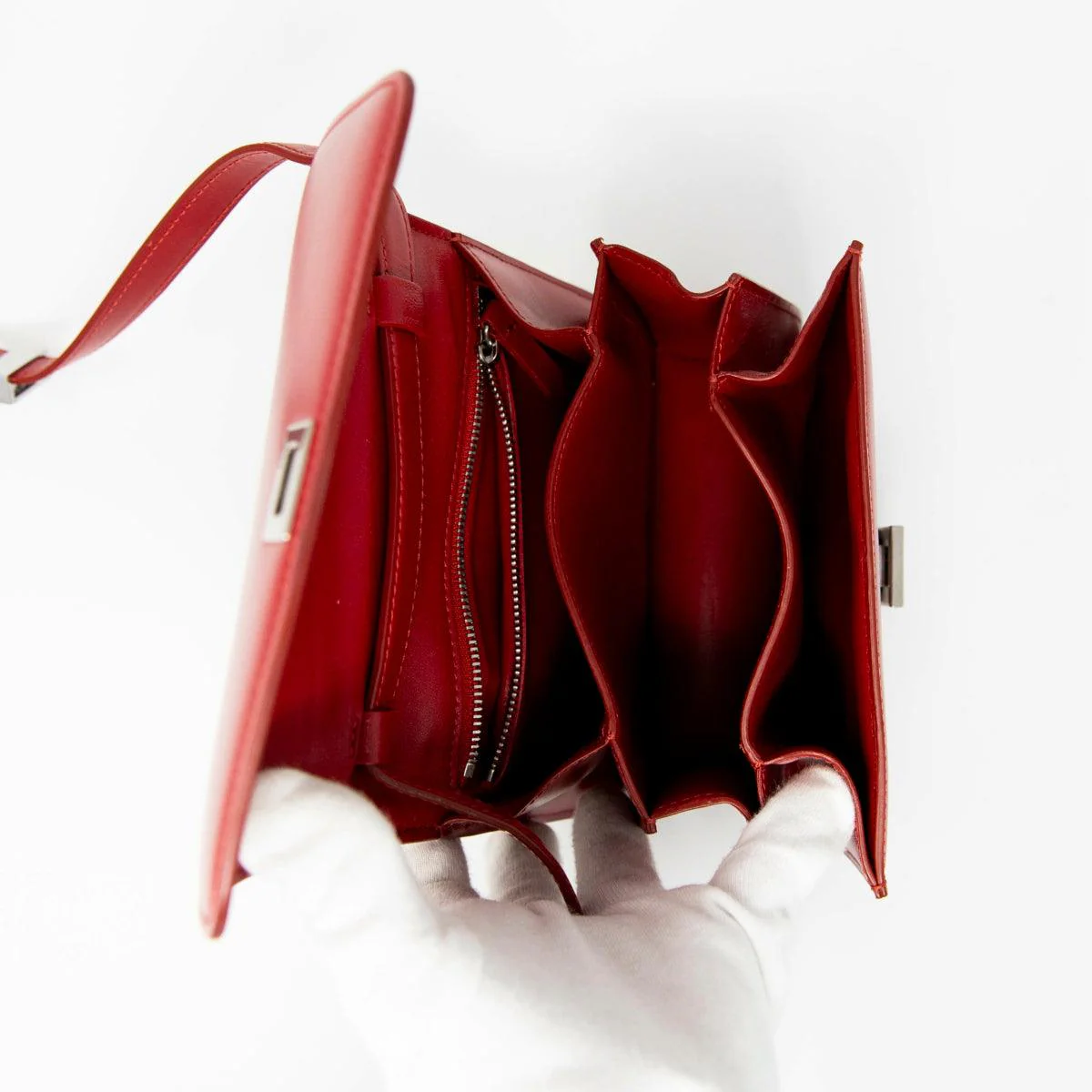 Celine Red Small Box Bag - Image 13
