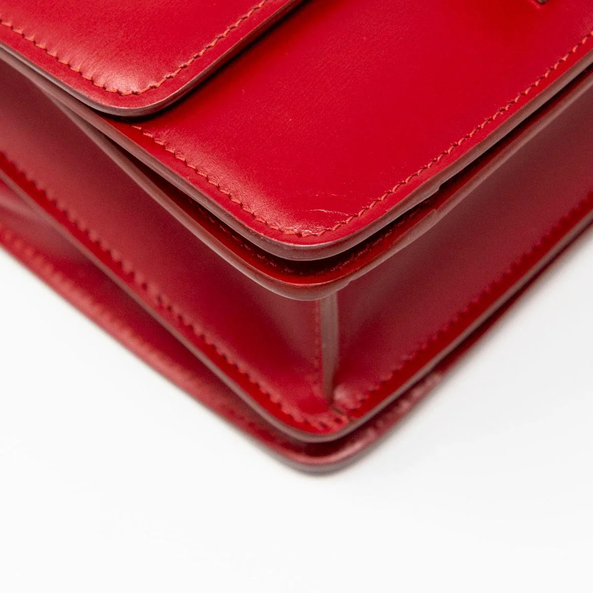 Celine Red Small Box Bag - Image 7