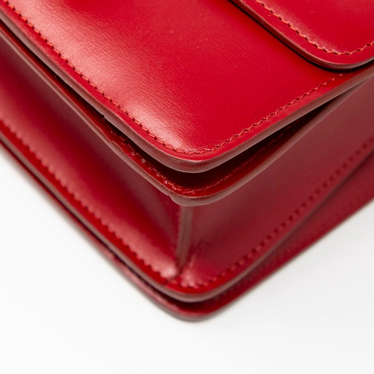 Celine Red Small Box Bag - Image 8