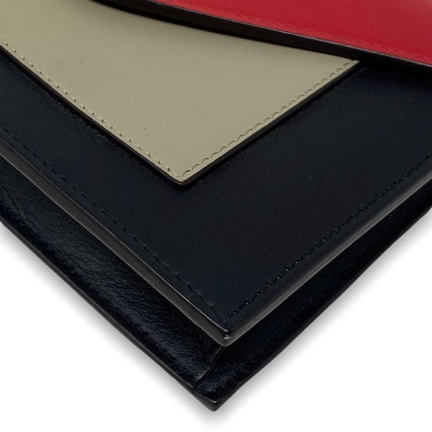 Celine Red Large Pocket Wallet On Chain - Image 5
