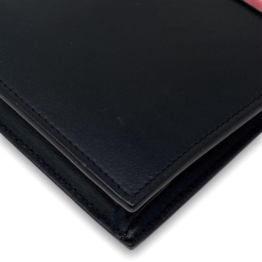 Celine Red Large Pocket Wallet On Chain - Image 7