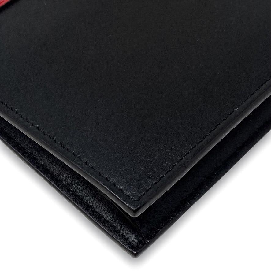 Celine Red Large Pocket Wallet On Chain - Image 8