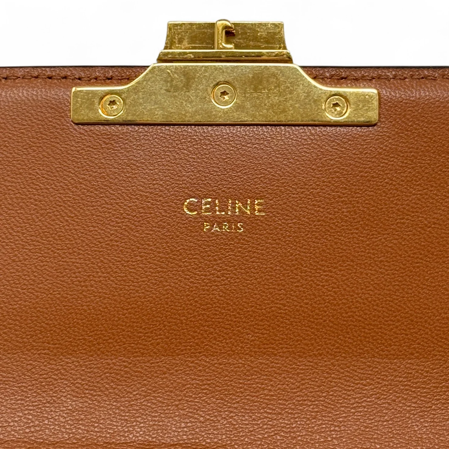 Celine Tan Triomphe Claude Shoulder Bag - Image 12
