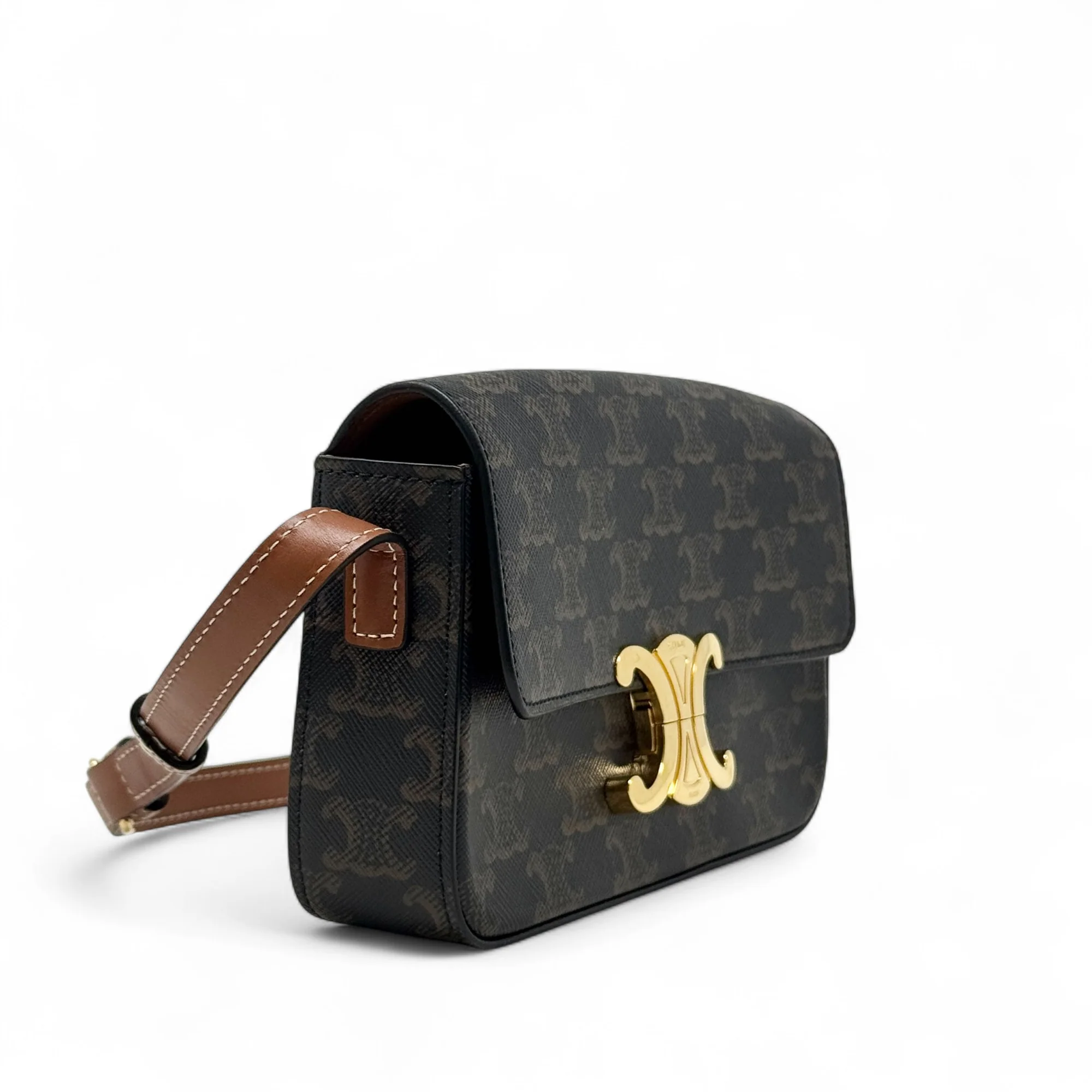 Celine Tan Triomphe Claude Shoulder Bag - Image 4